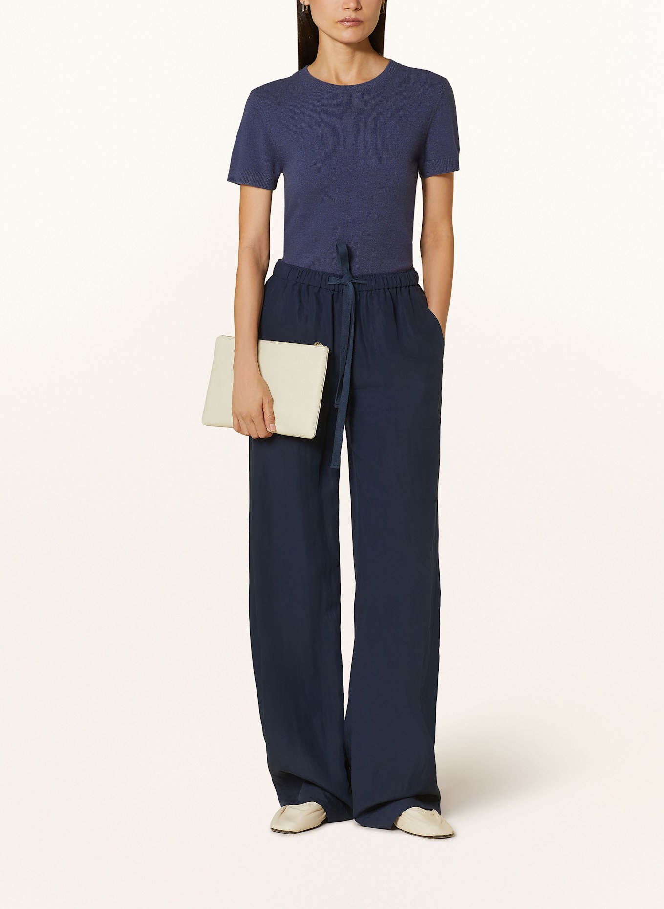 VINCE Strickshirt: DUNKELBLAU