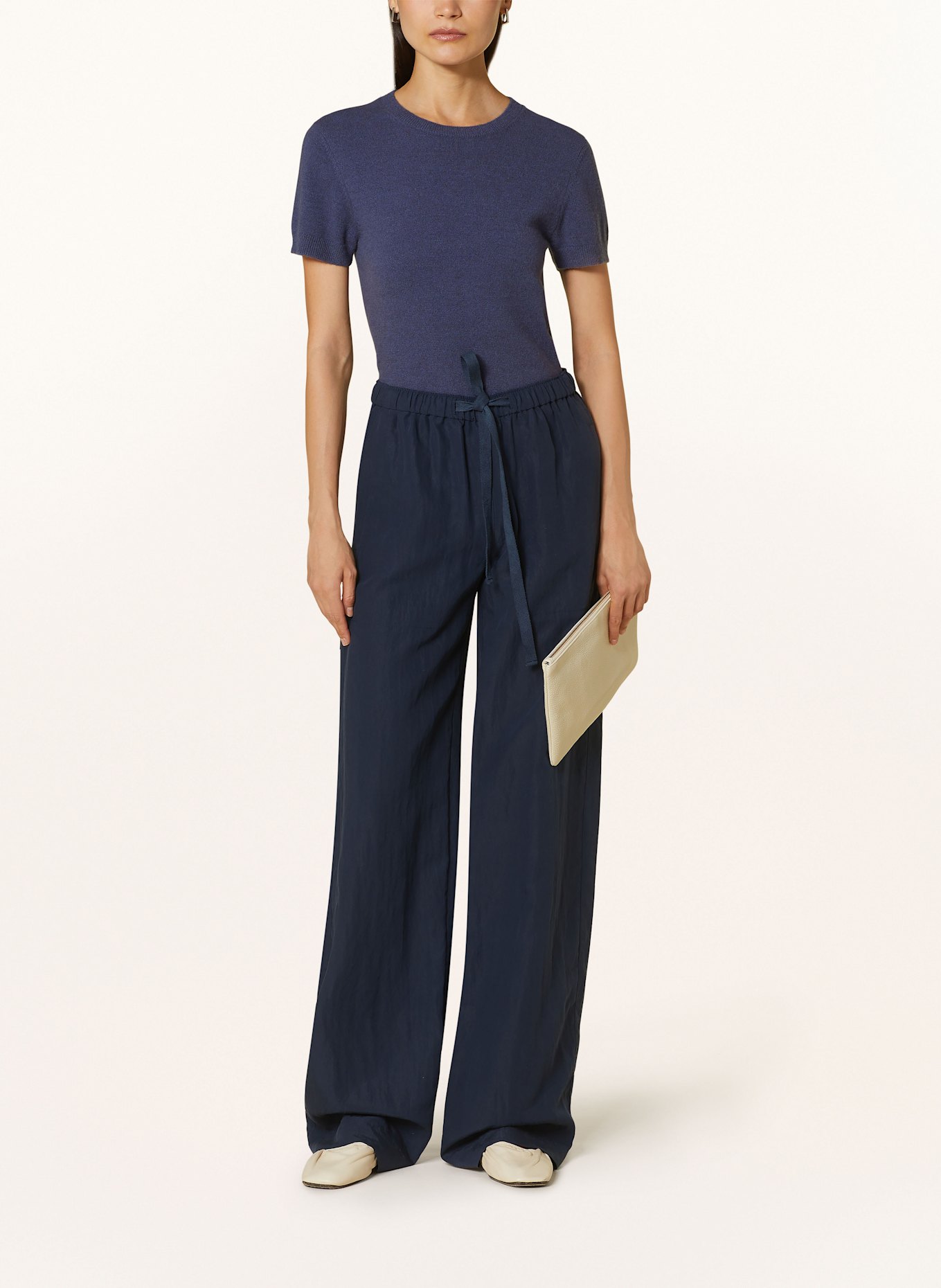 VINCE Marlenehose: DUNKELBLAU