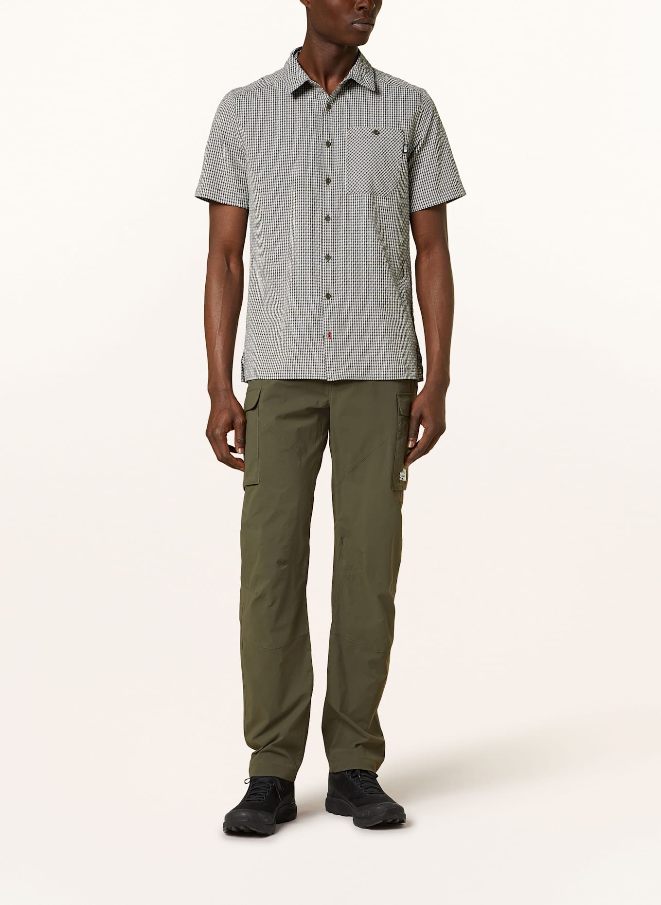 THE NORTH FACE Outdoor shirt HYPRESS: GREEN / WHITE