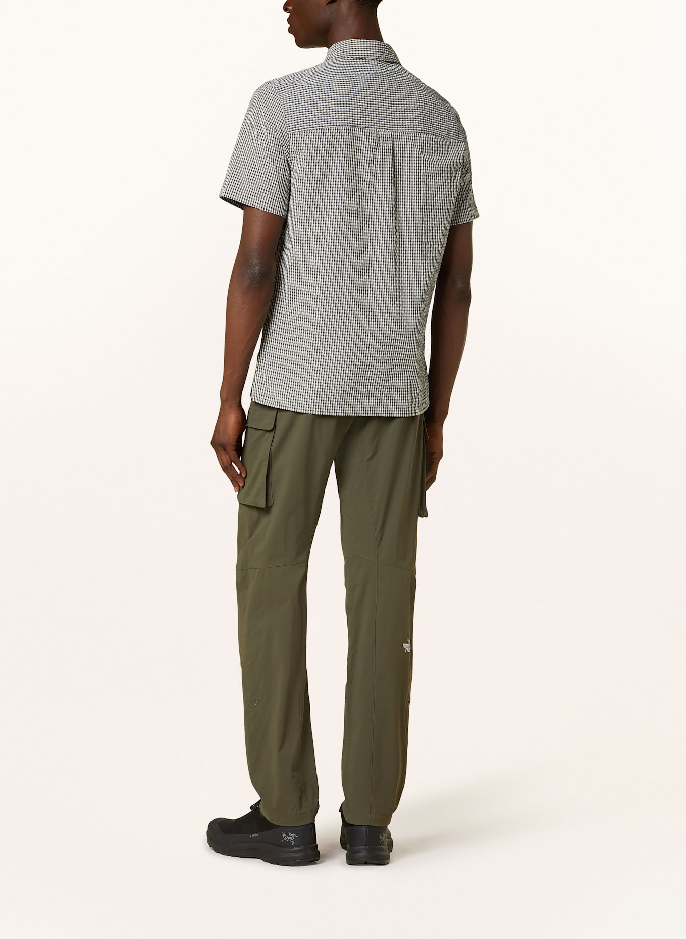 THE NORTH FACE Outdoor shirt HYPRESS: GREEN / WHITE