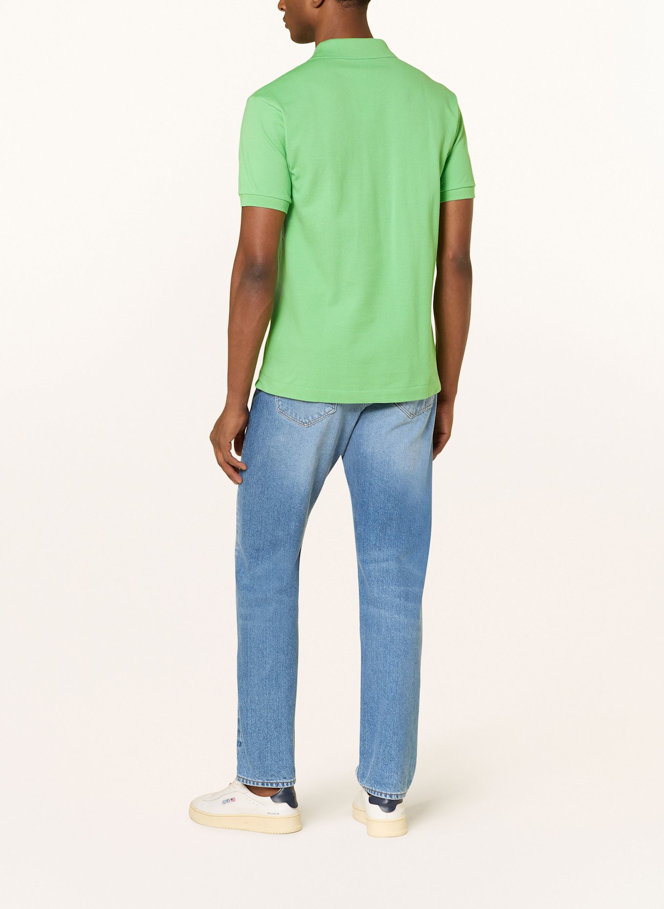 LACOSTE Polokošile z piké Classic Fit: SVĚTLE ZELENÁ