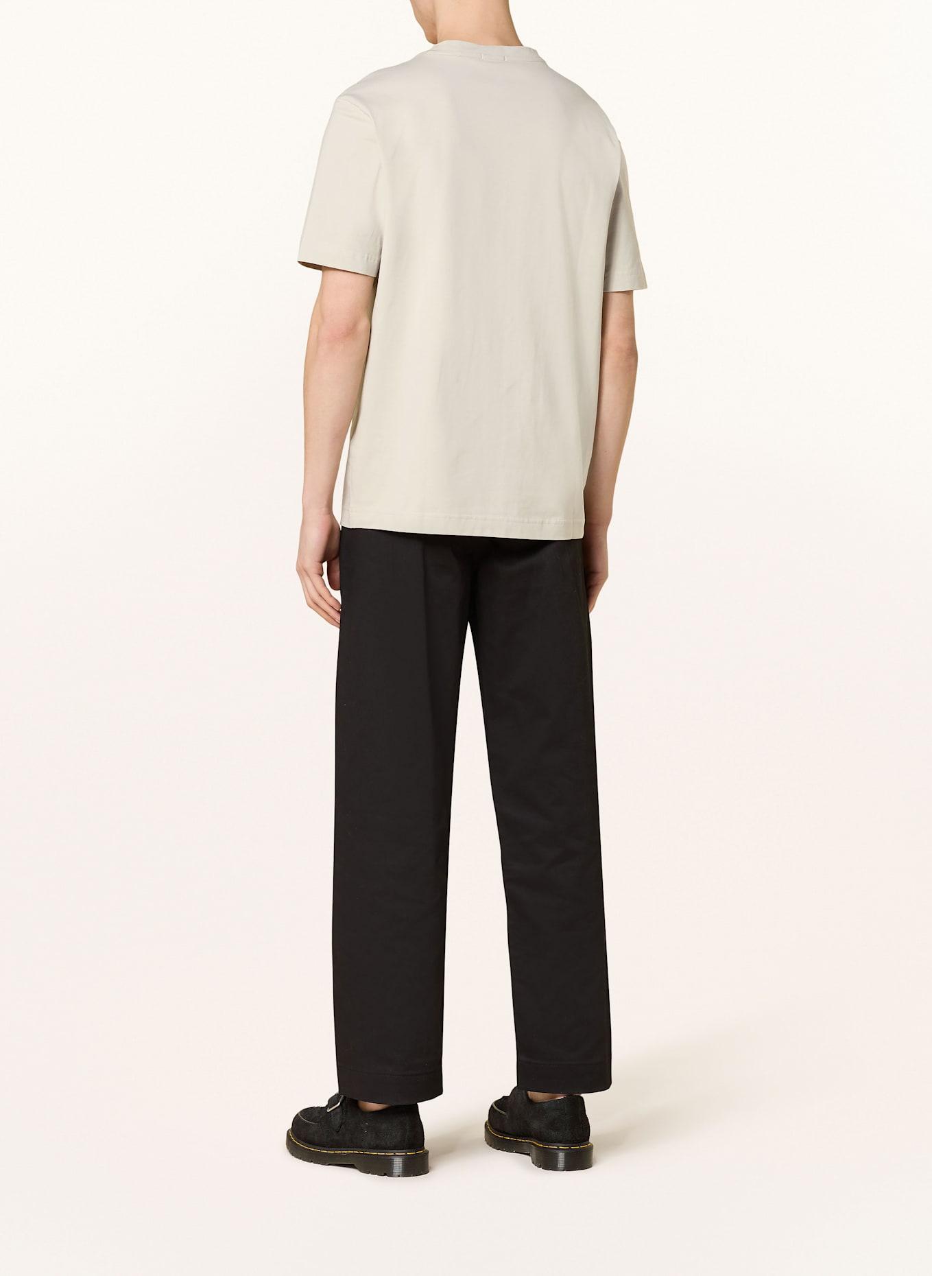 BOSS Tričko TCHUP: BÉŽOVÁ