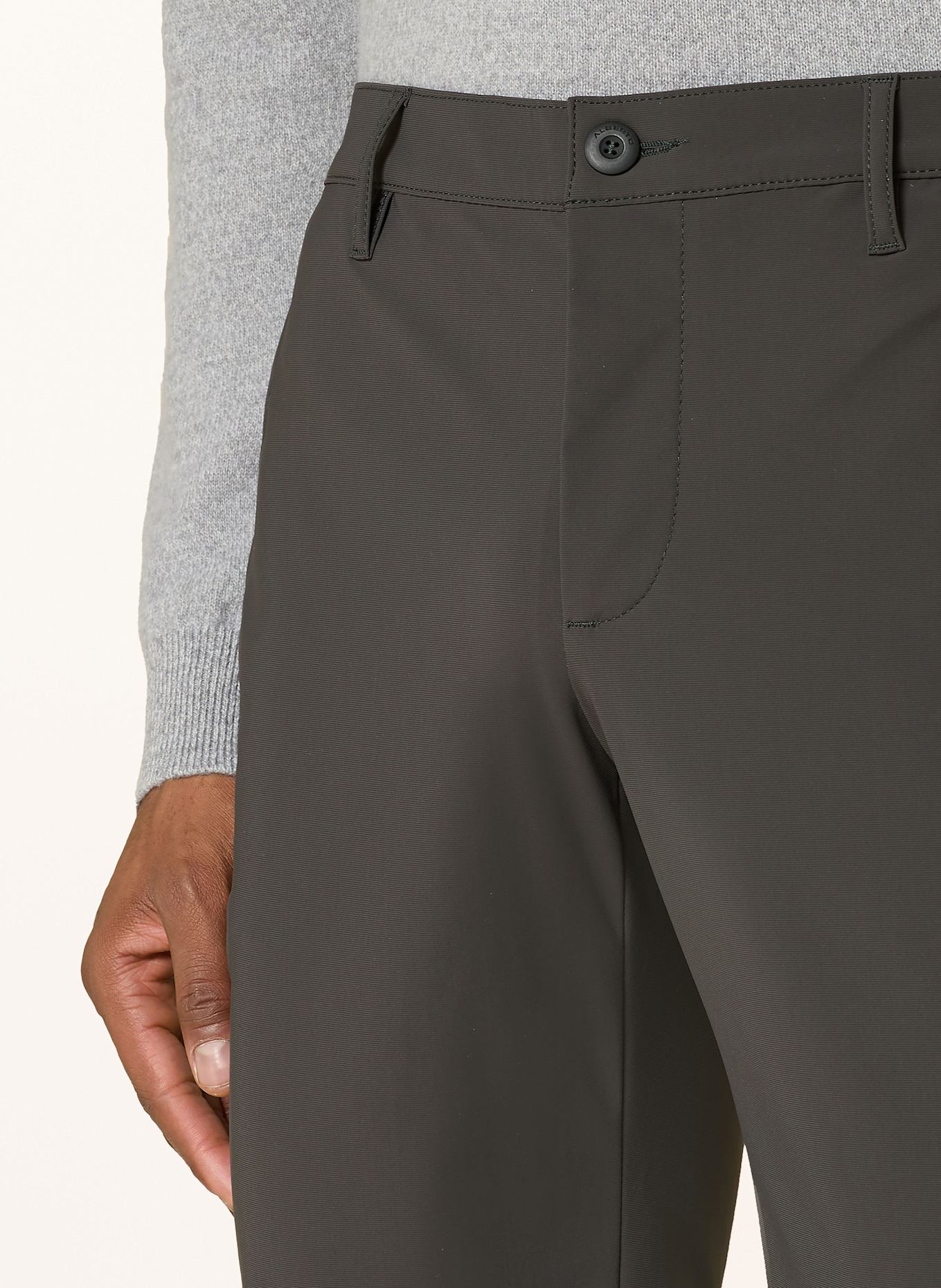 ALBERTO Chinosy ROB slim fit: CZIEMNOSZARY