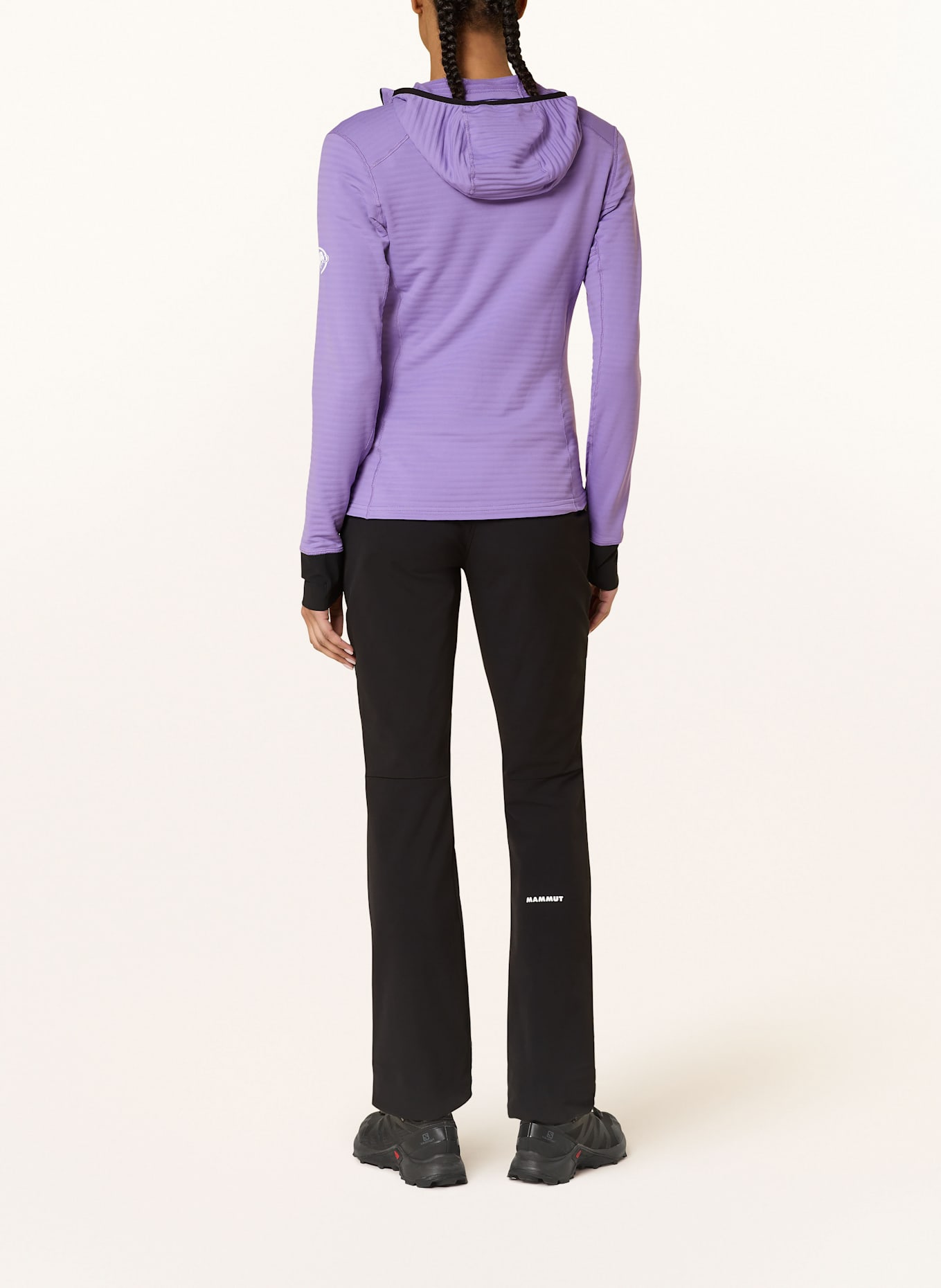 MAMMUT Bunda Midlayer TAISS LIGHT: FIALOVÁ/ ČERNÁ
