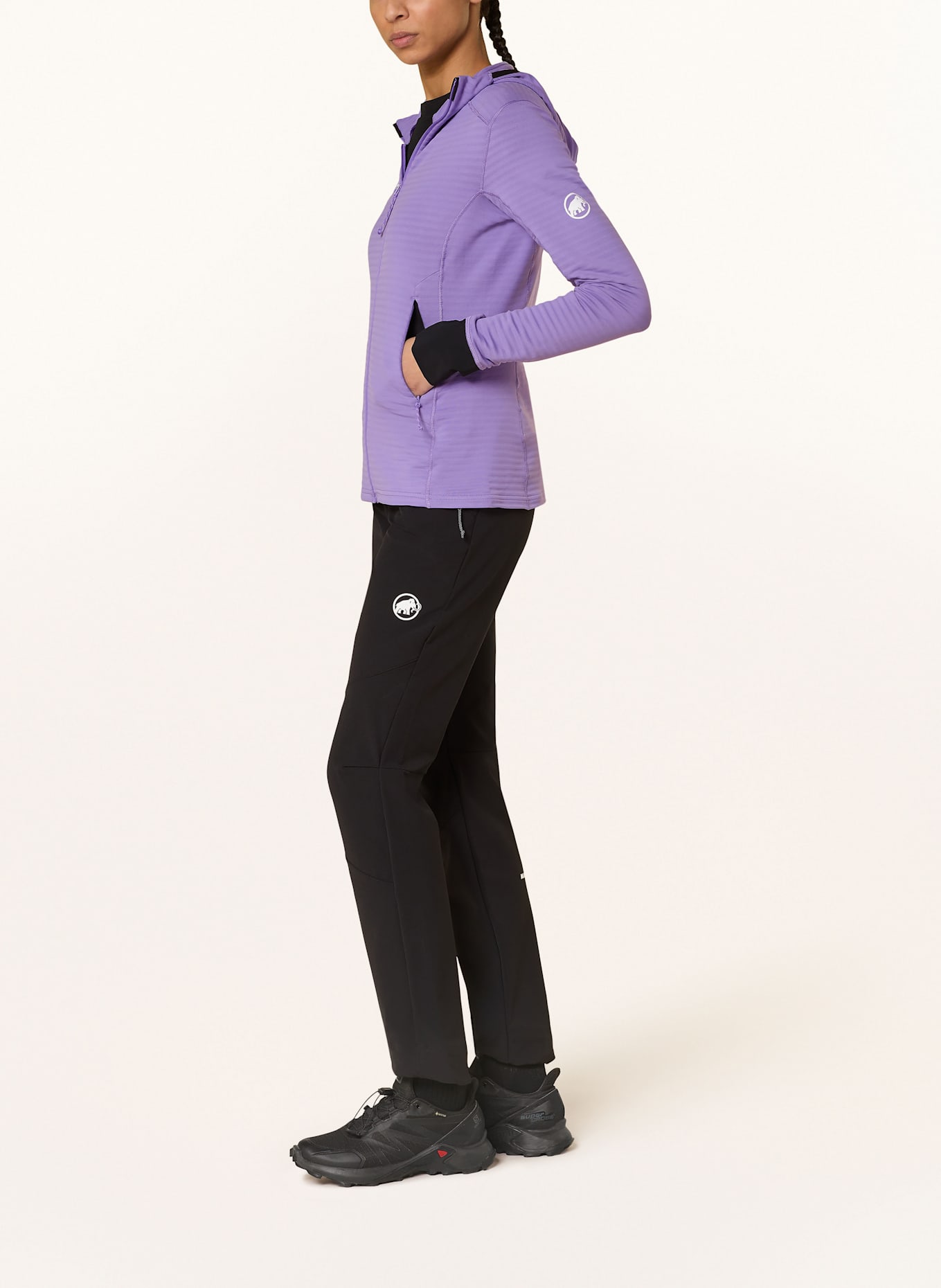 MAMMUT Bunda Midlayer TAISS LIGHT: FIALOVÁ/ ČERNÁ