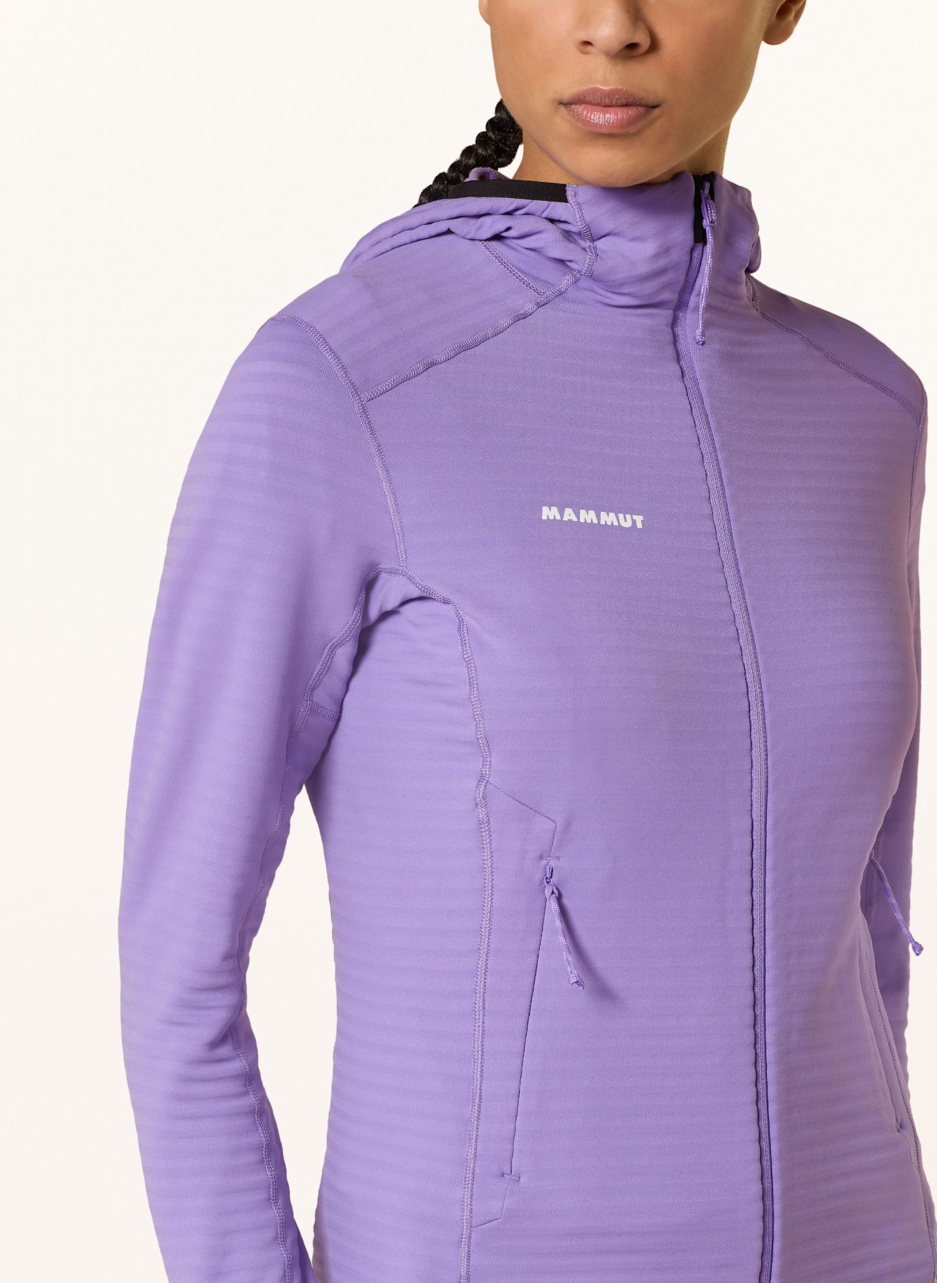 MAMMUT Bunda Midlayer TAISS LIGHT: FIALOVÁ/ ČERNÁ