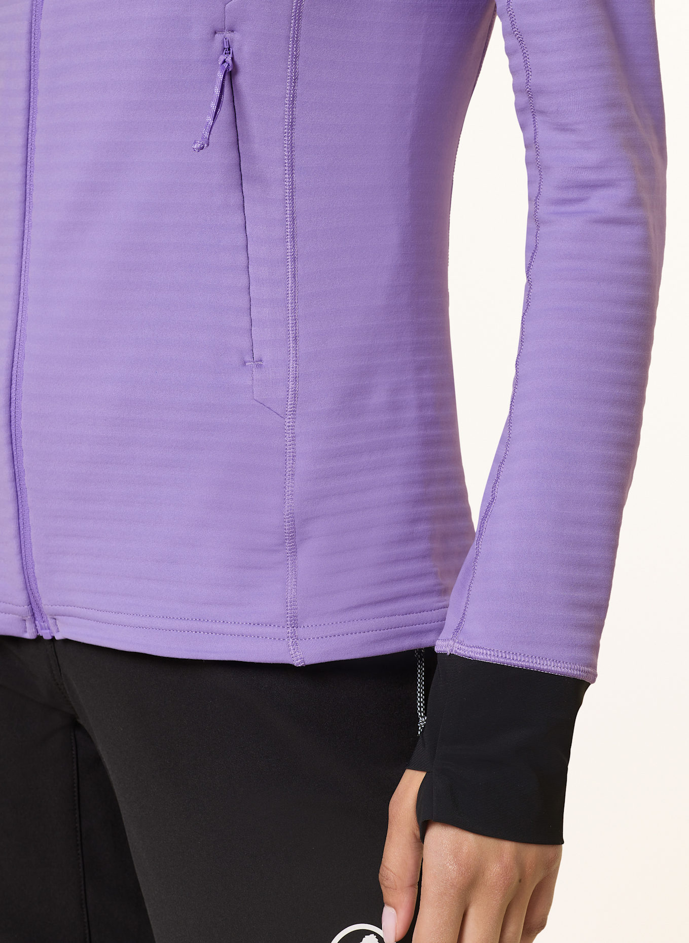 MAMMUT Bunda Midlayer TAISS LIGHT: FIALOVÁ/ ČERNÁ