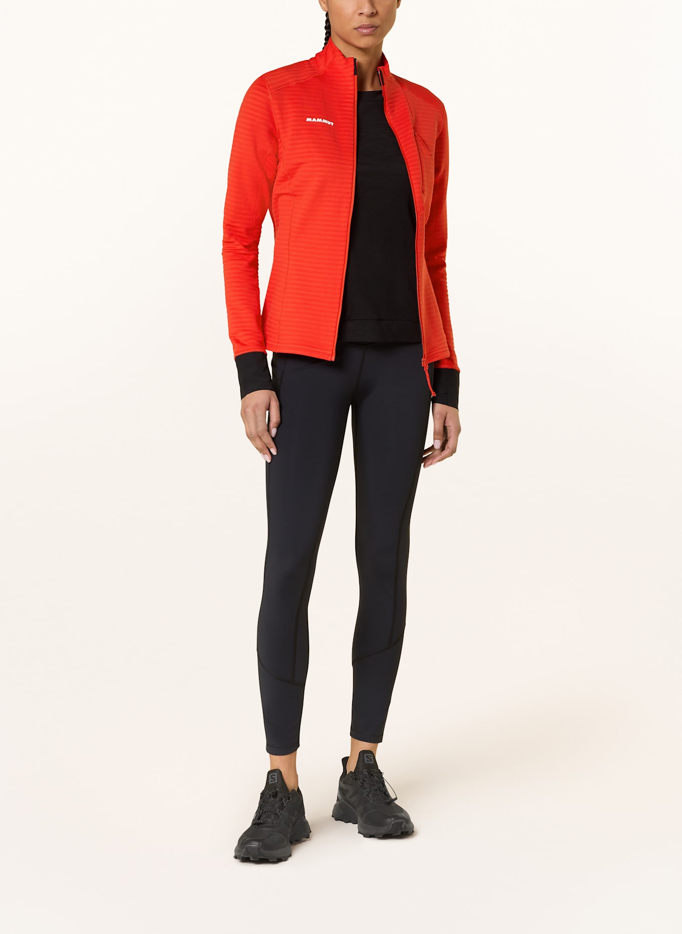 MAMMUT Bunda Midlayer TAISS LIGHT: ČERVENÁ