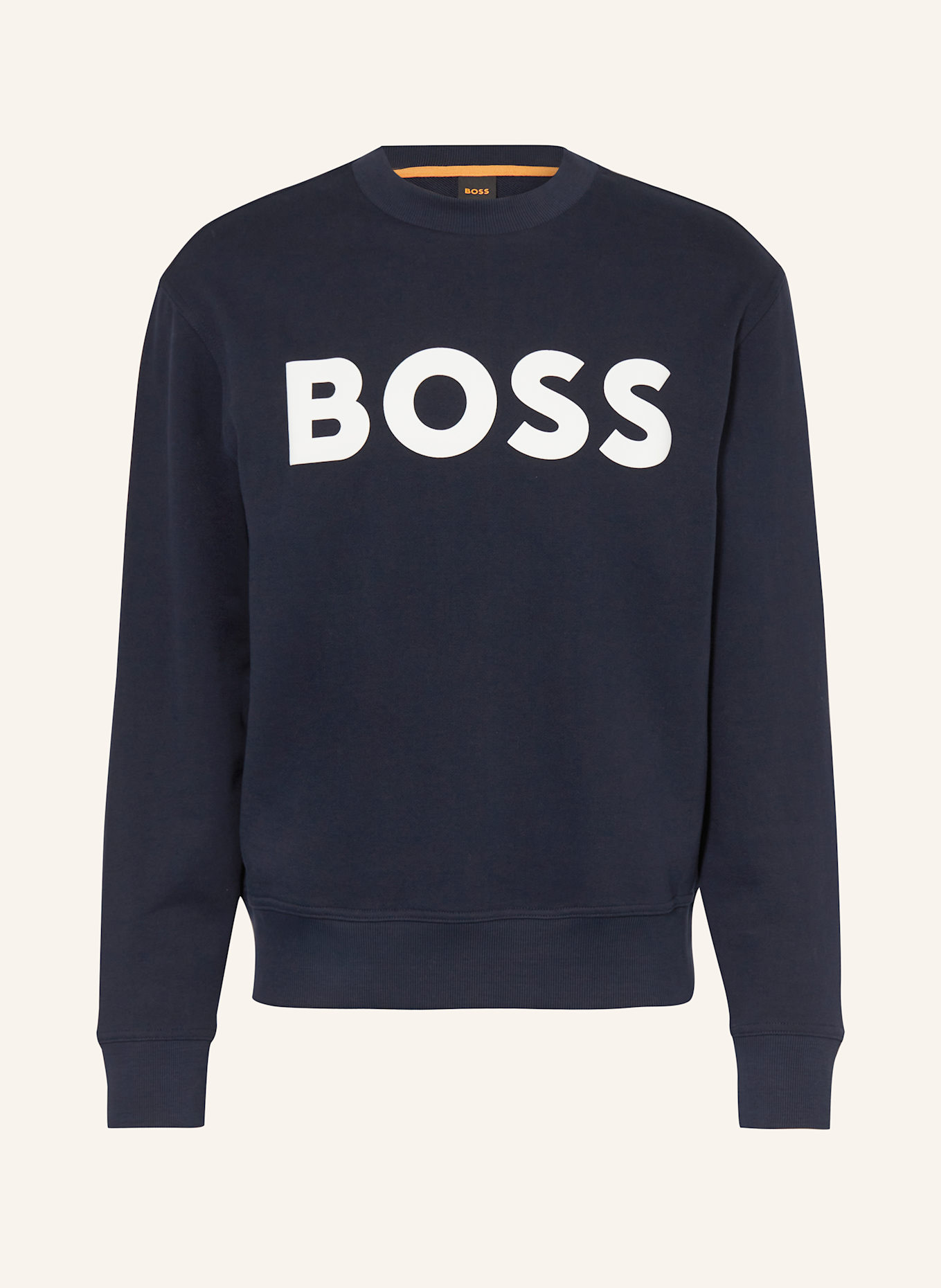 BOSS Sweatshirt WEBASICCREW: DUNKELBLAU