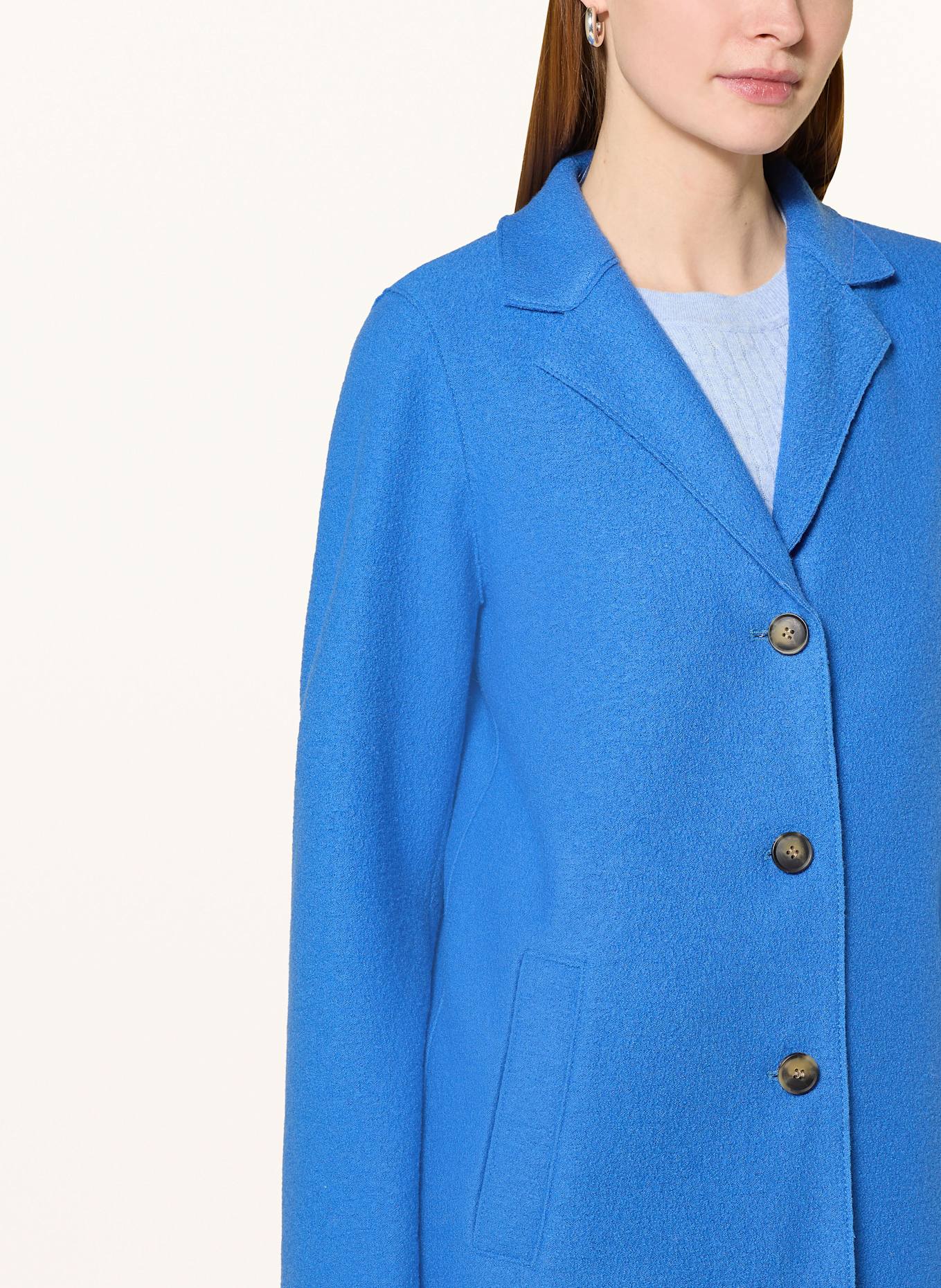 oui Wollmantel: BLAU