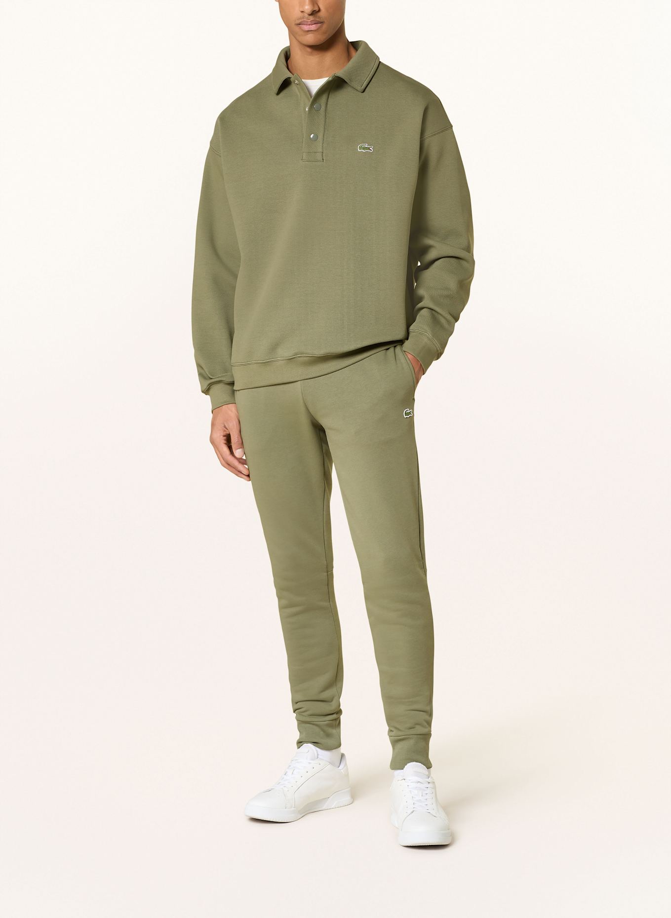 LACOSTE Tepláky: KHAKI