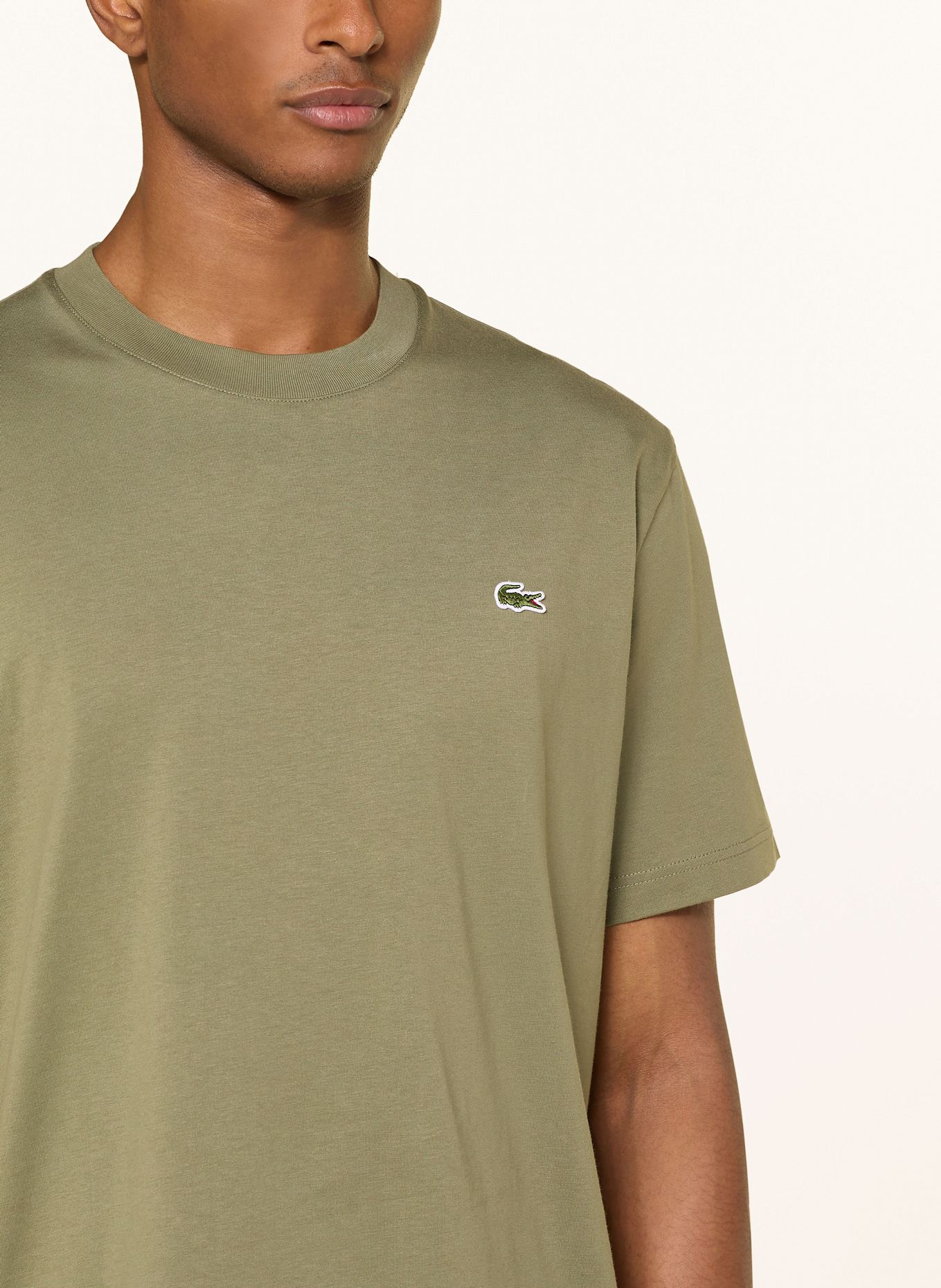 LACOSTE T-Shirt: KHAKI