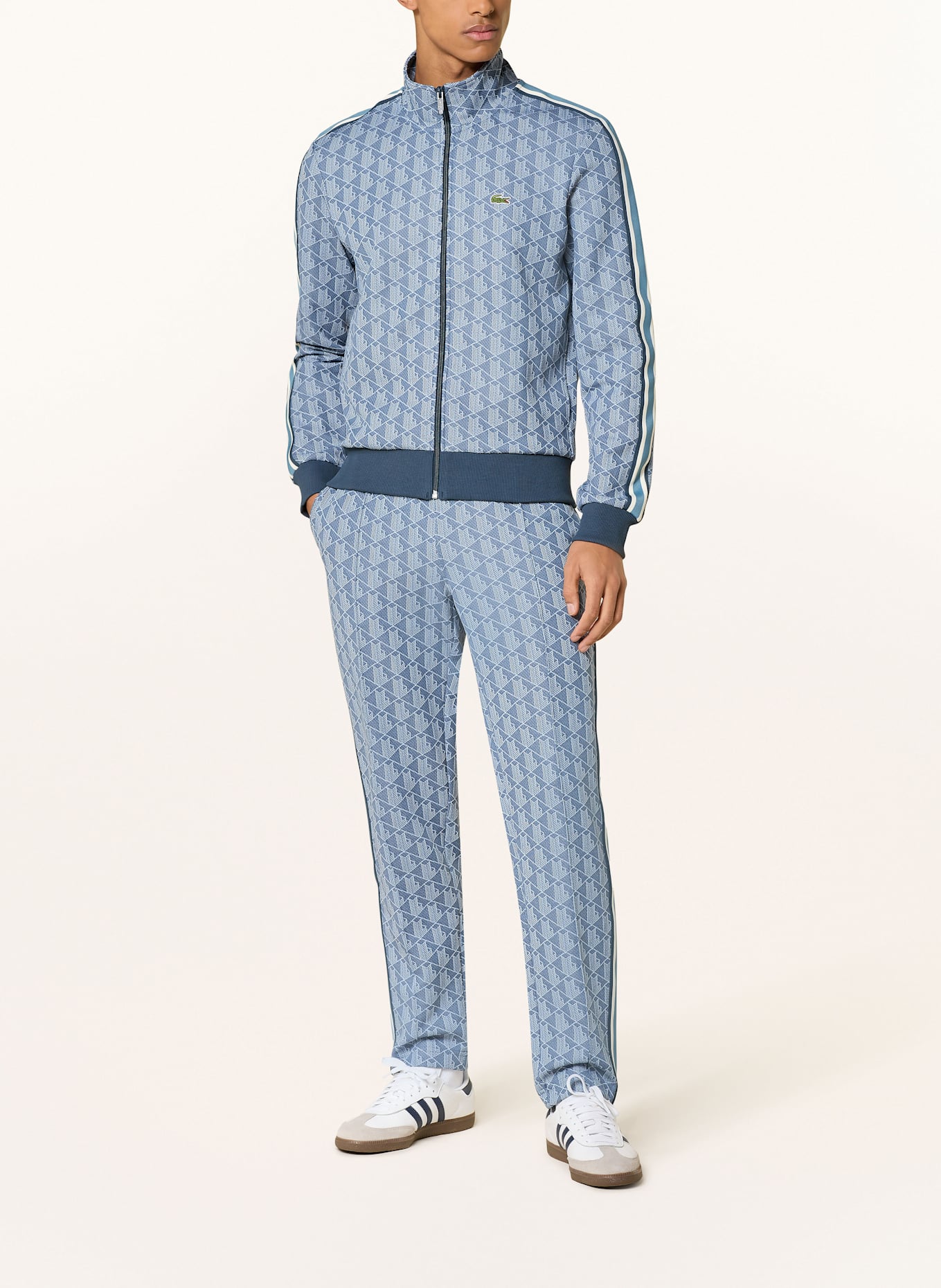 LACOSTE Spodnie dresowe: NIEBIESKI / JASNONIEBIESKI