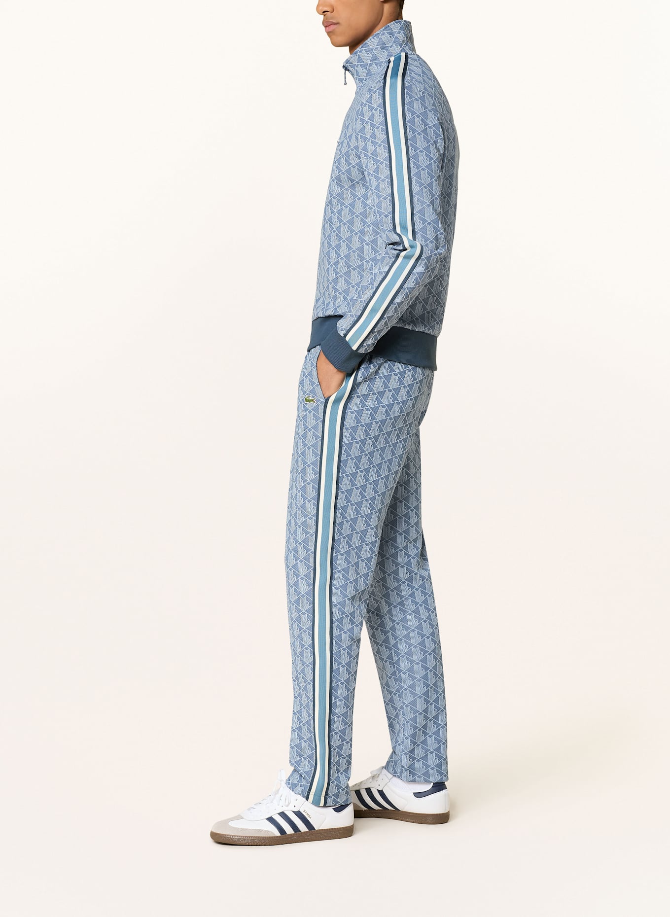 LACOSTE Spodnie dresowe: NIEBIESKI / JASNONIEBIESKI