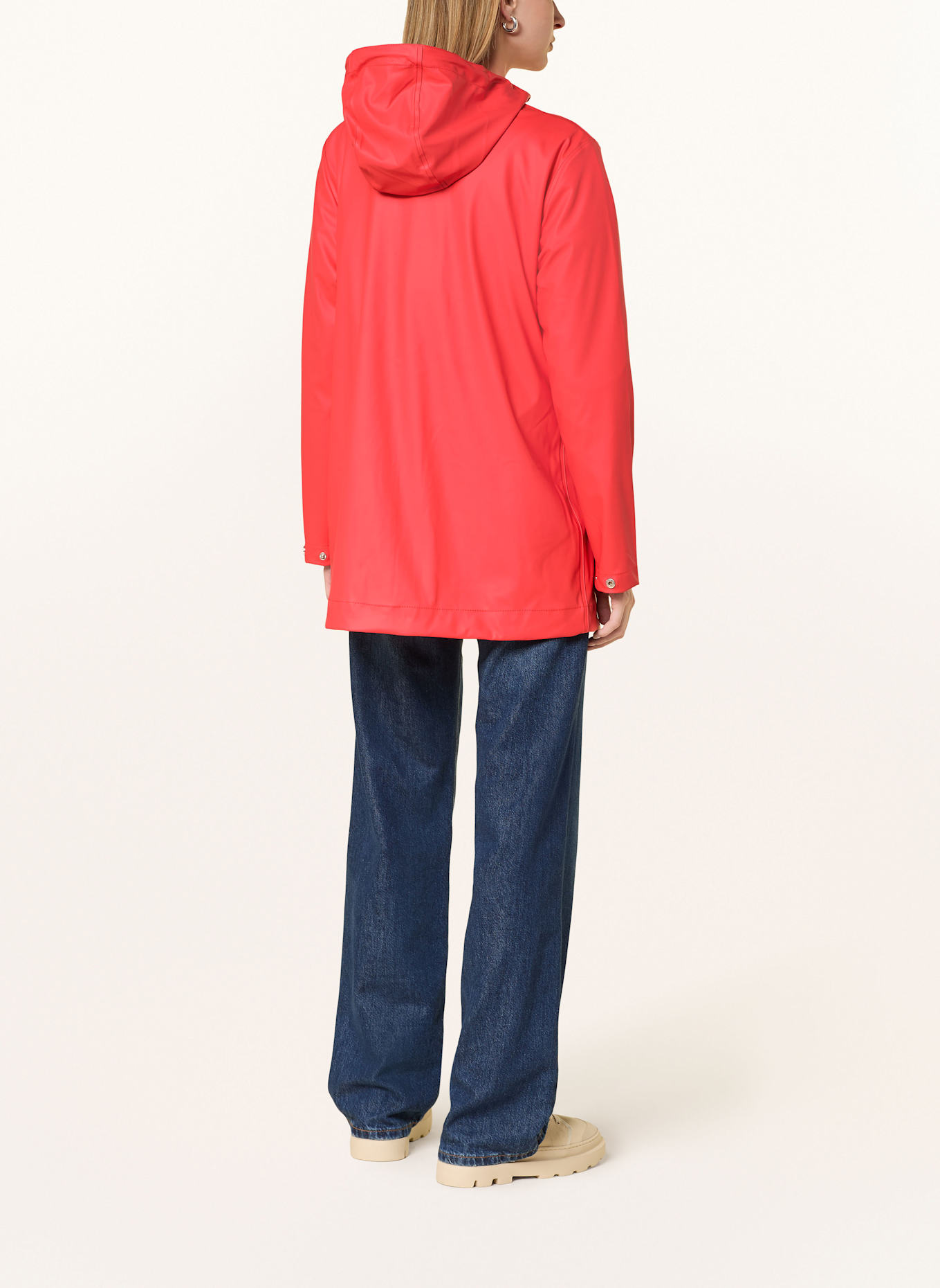 ILSE JACOBSEN Regenjacke: HELLROT