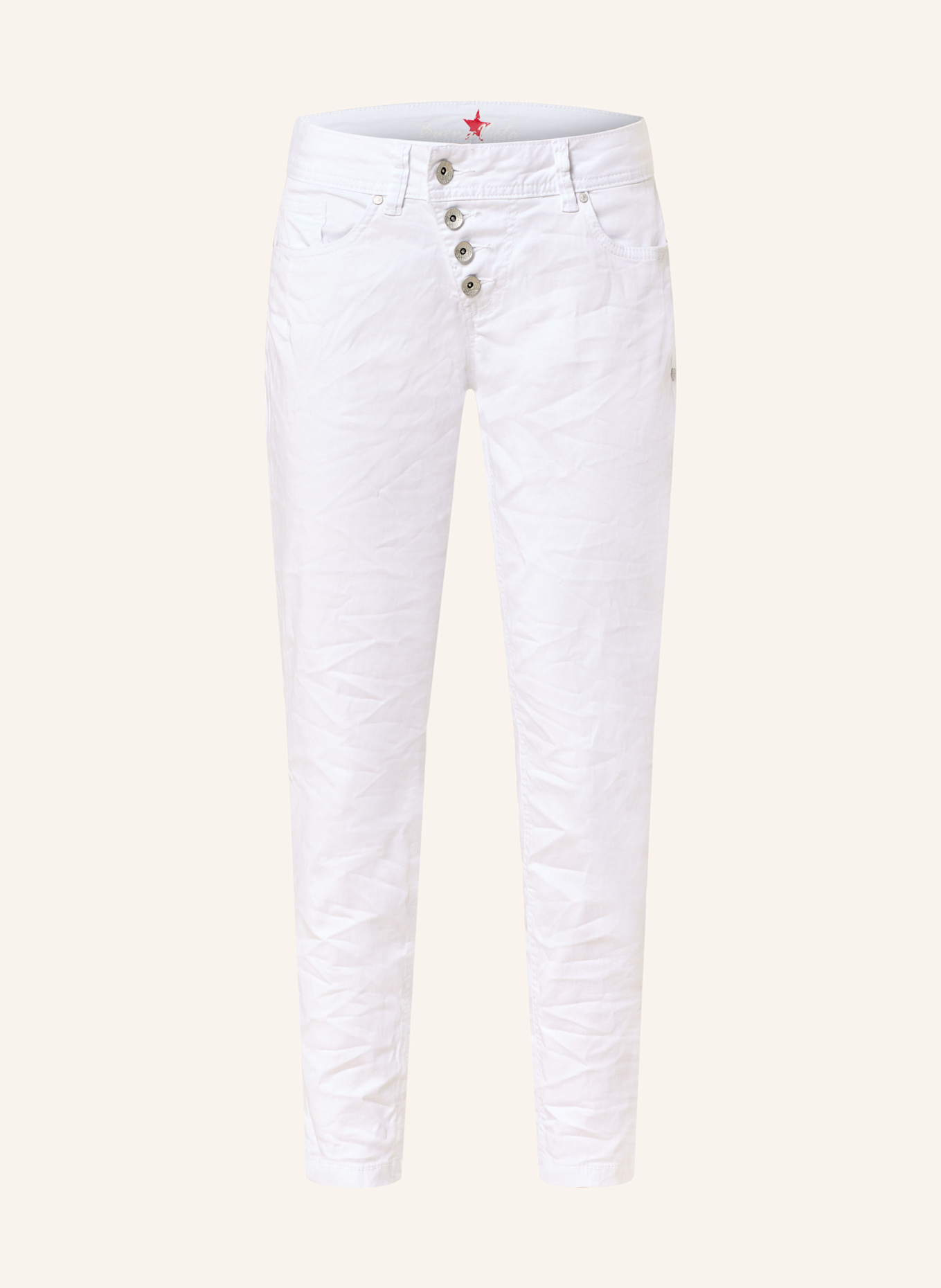 Buena Vista 7/8 džíny MALIBU: BÍLÁ