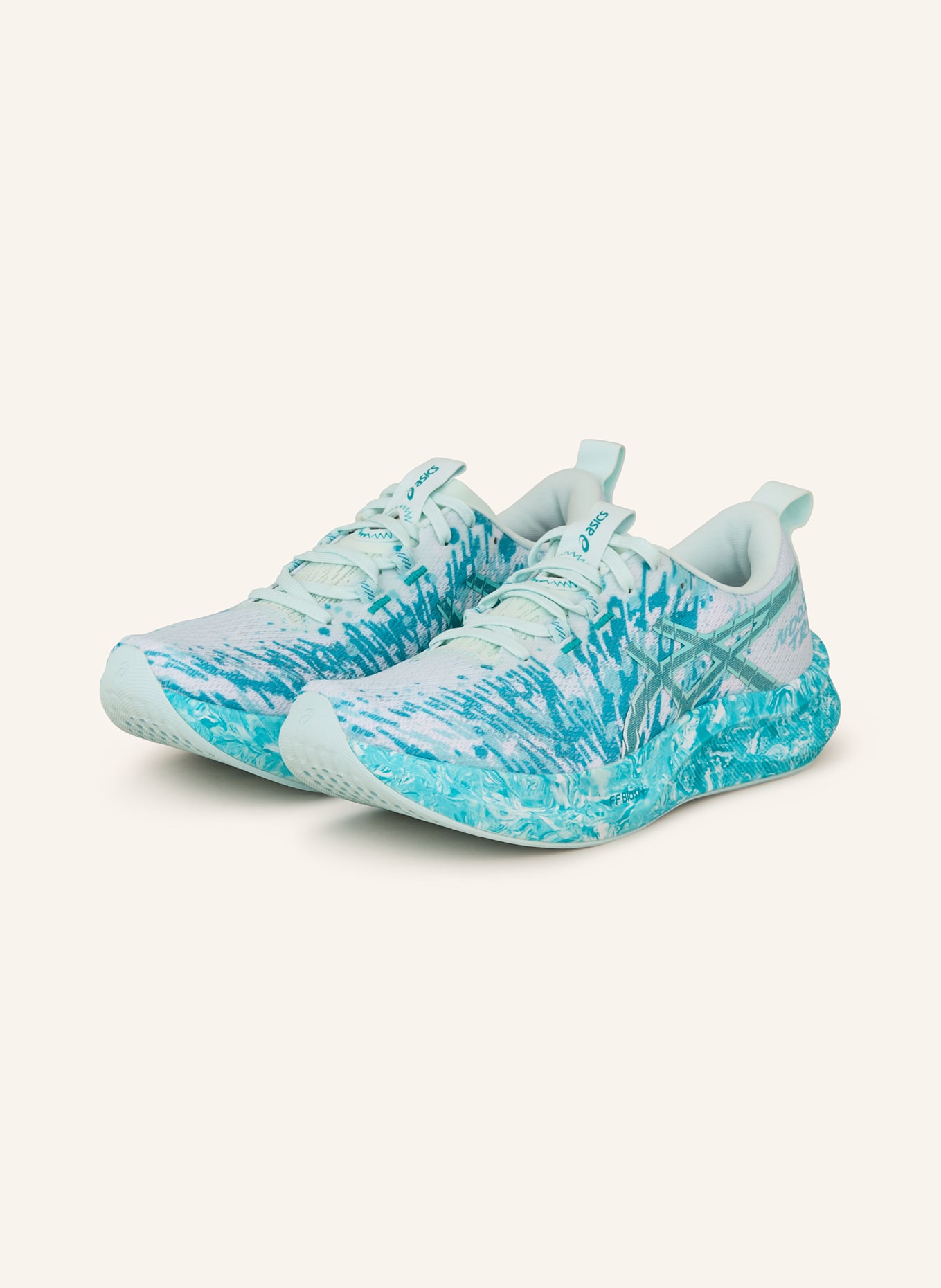 ASICS Running shoes NOOSA TRI 16: WHITE/ TURQUOISE