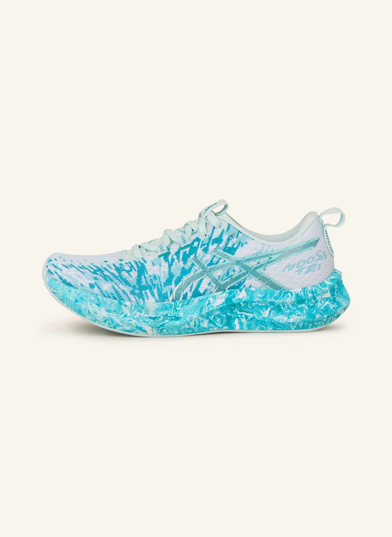 ASICS Running shoes NOOSA TRI 16: WHITE/ TURQUOISE