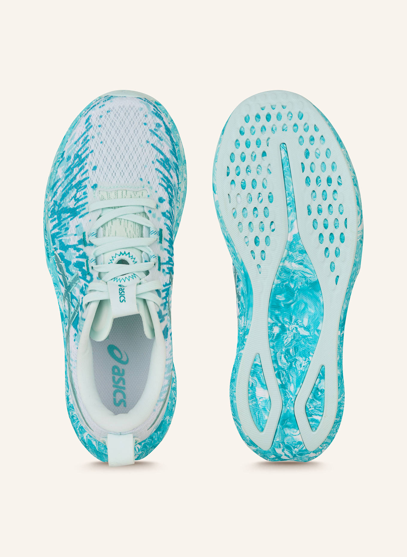 ASICS Running shoes NOOSA TRI 16: WHITE/ TURQUOISE