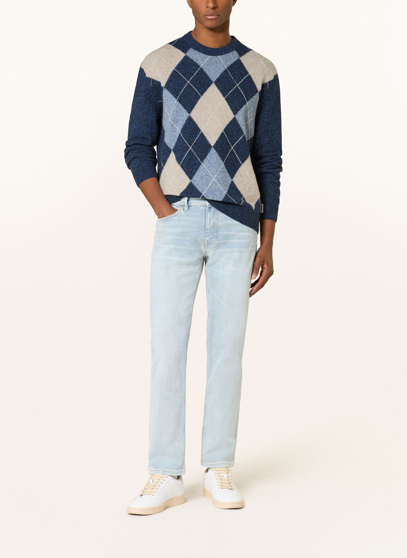 GANT Sweater, Color: BLUE/ DARK BLUE/ GRAY (Image 2)