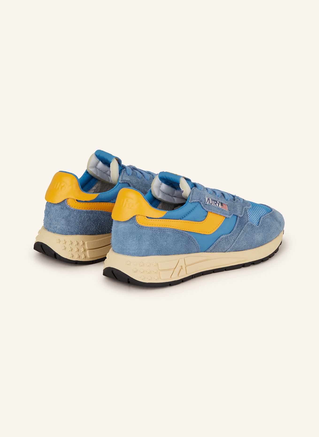 AUTRY Sneaker REELWIND LOW UT: BLAU/ DUNKELGELB