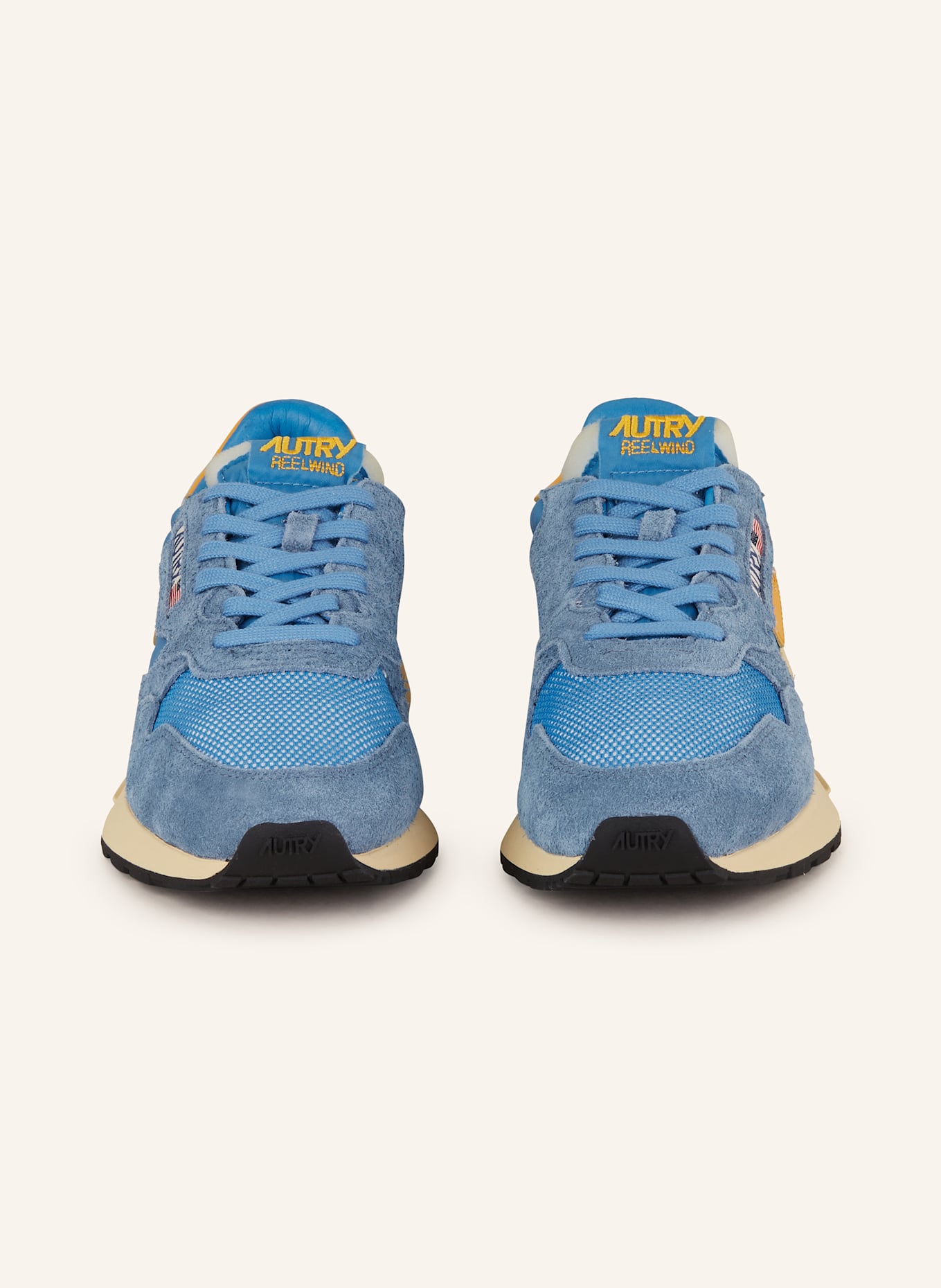 AUTRY Sneaker REELWIND LOW UT: BLAU/ DUNKELGELB