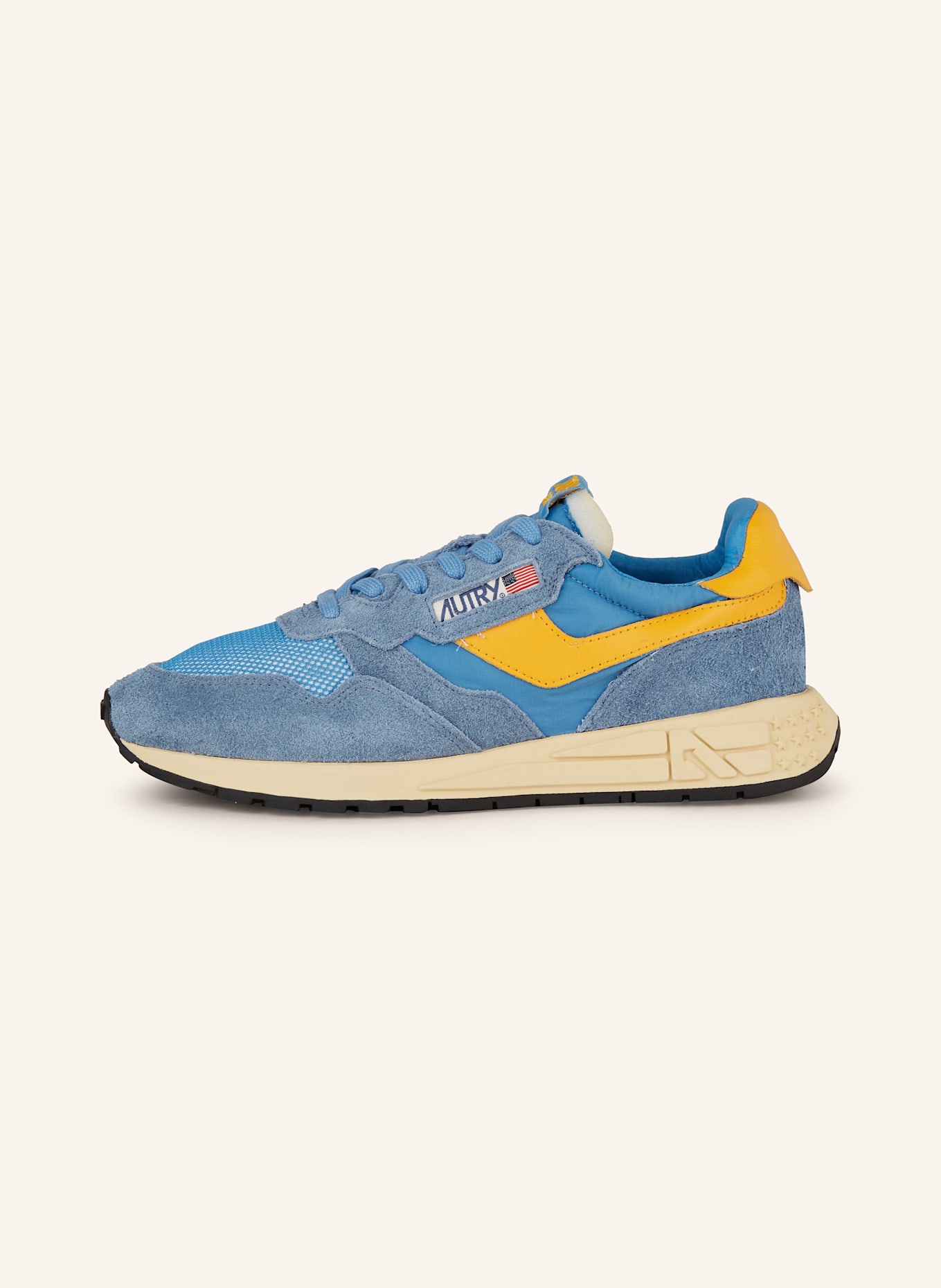 AUTRY Sneaker REELWIND LOW UT: BLAU/ DUNKELGELB