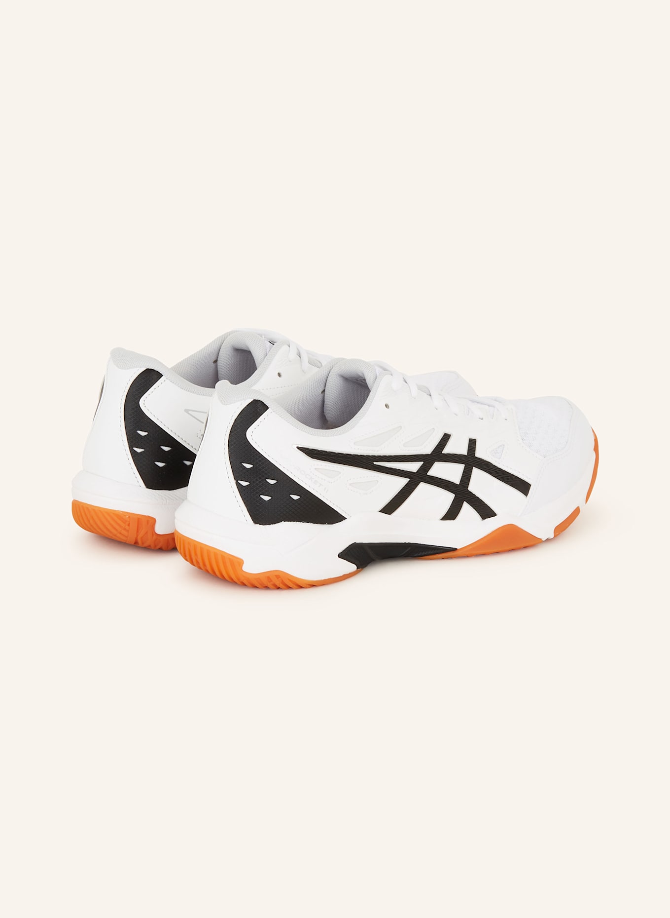 ASICS Indoorschuhe GEL-ROCKET 11: WEISS/ SCHWARZ
