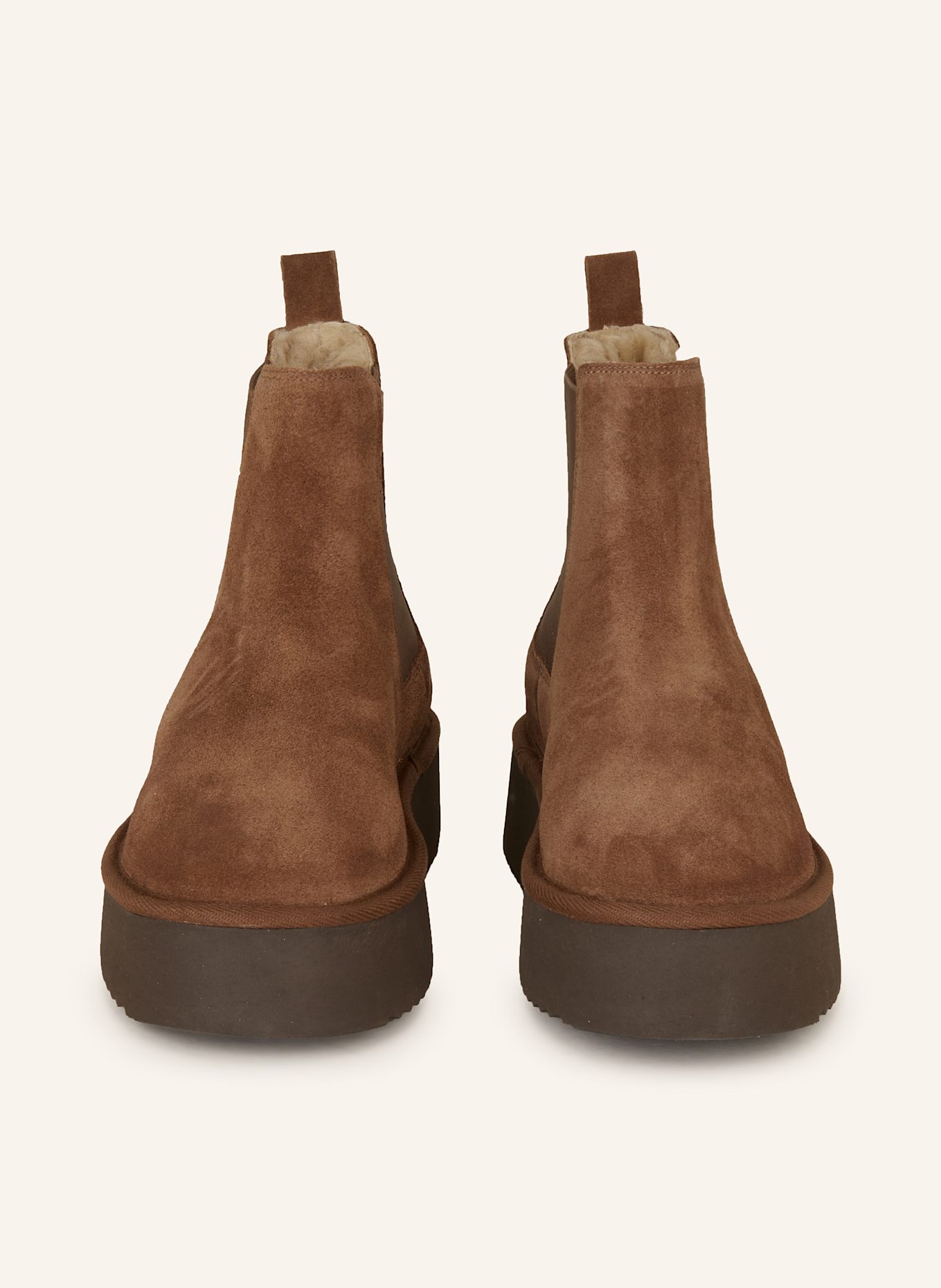 COPENHAGEN STUDIOS Botki chelsea CPH259: CIEMNOBRĄZOWY