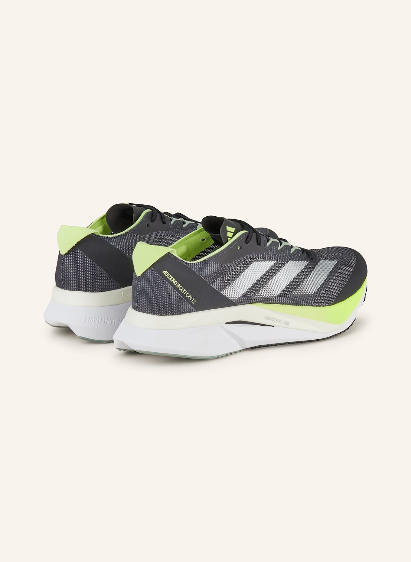 adidas Laufschuhe ADIZERO BOSTON 12: SCHWARZ/ NEONGELB