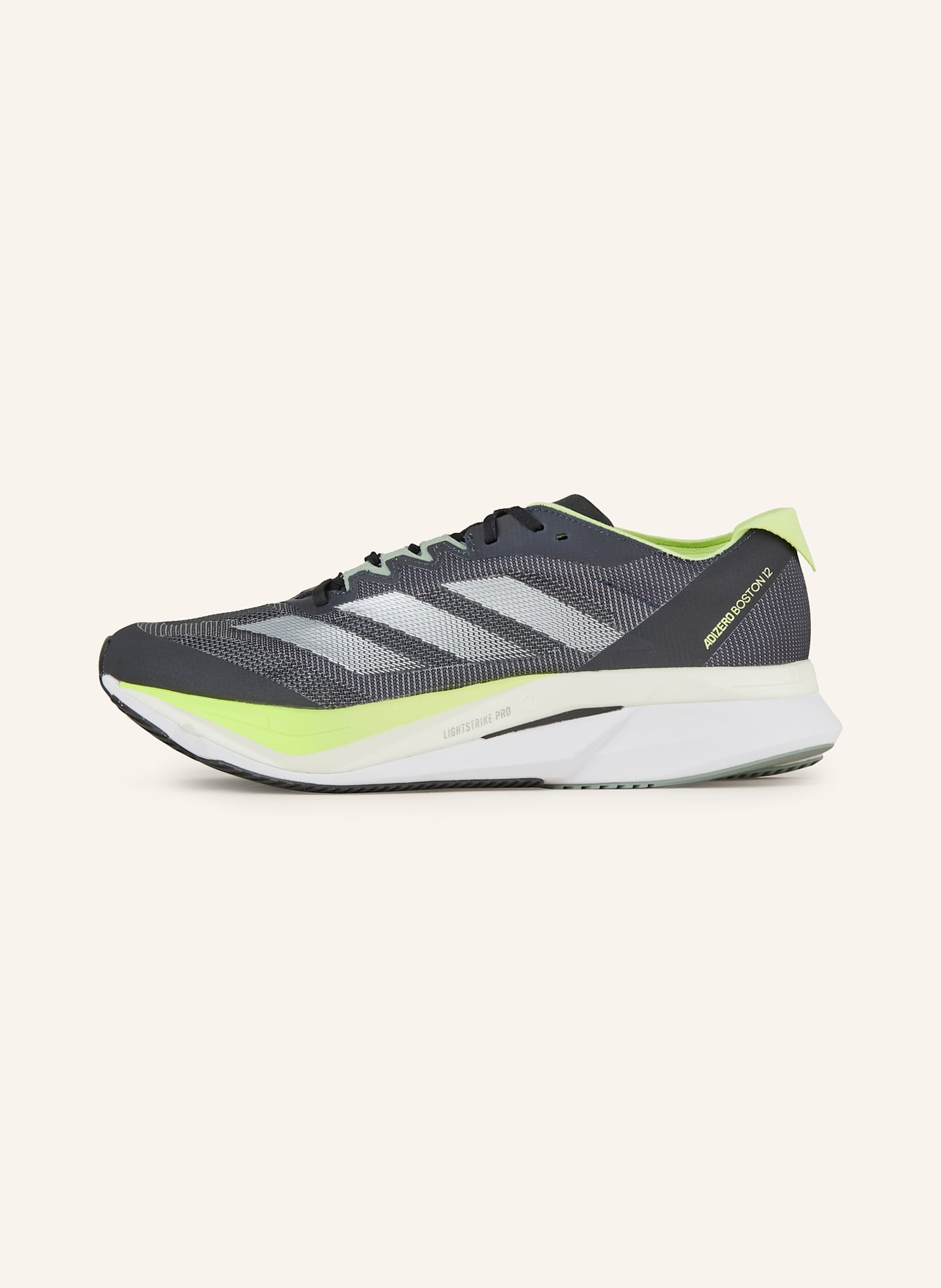 adidas Laufschuhe ADIZERO BOSTON 12: SCHWARZ/ NEONGELB