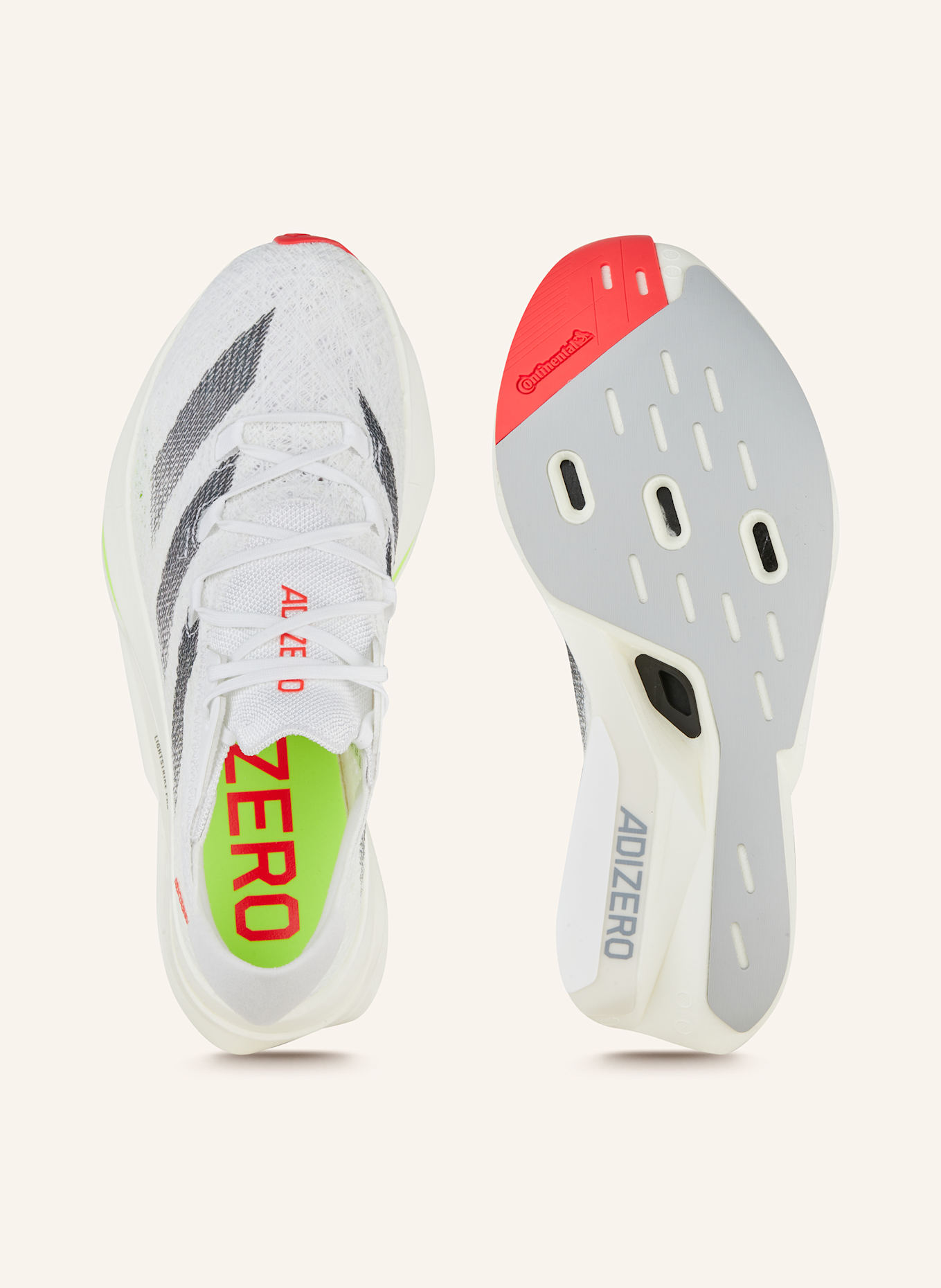 adidas Laufschuhe ADIZERO PRIME X 2 STRUNG, Farbe: WEISS/ SCHWARZ (Bild 5)