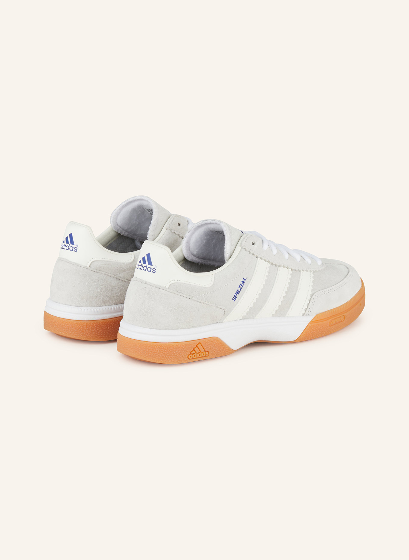 adidas Buty halowe HB SPEZIAL HANDBALL: JASNOCZARY / BIAŁY