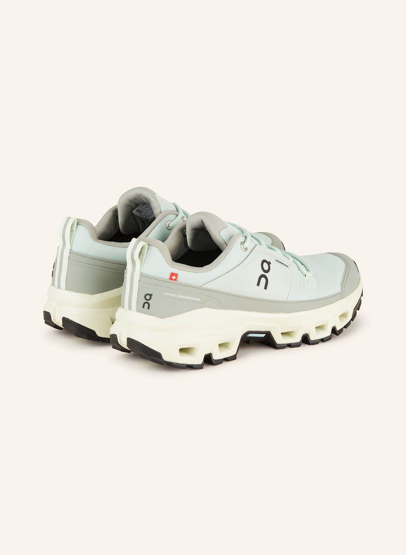 On Wanderschuhe CLOUDROCK LOW WP: MINT