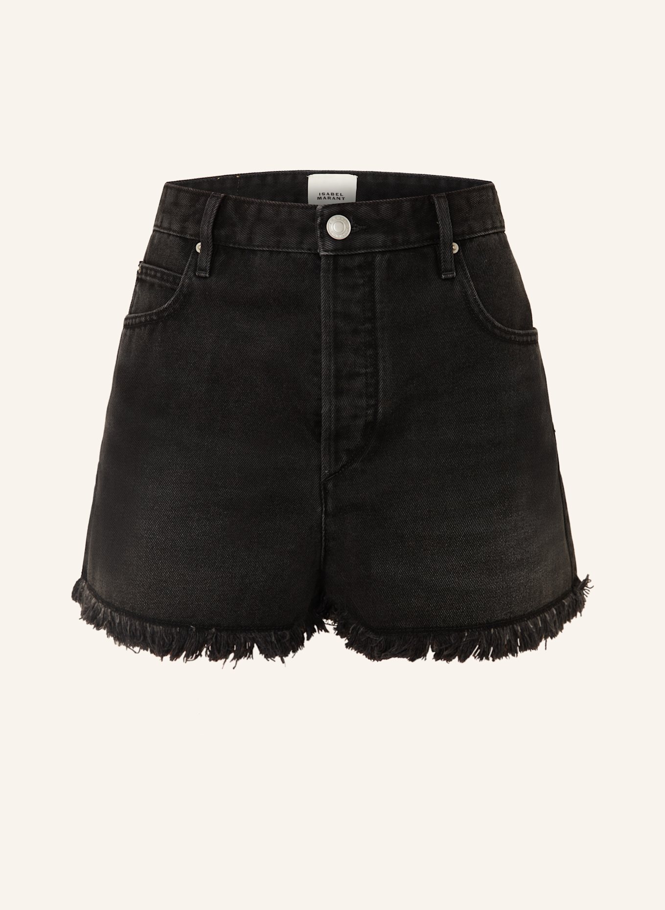 ISABEL MARANT Jeansshorts LESIA: 02FK FADED BLACK