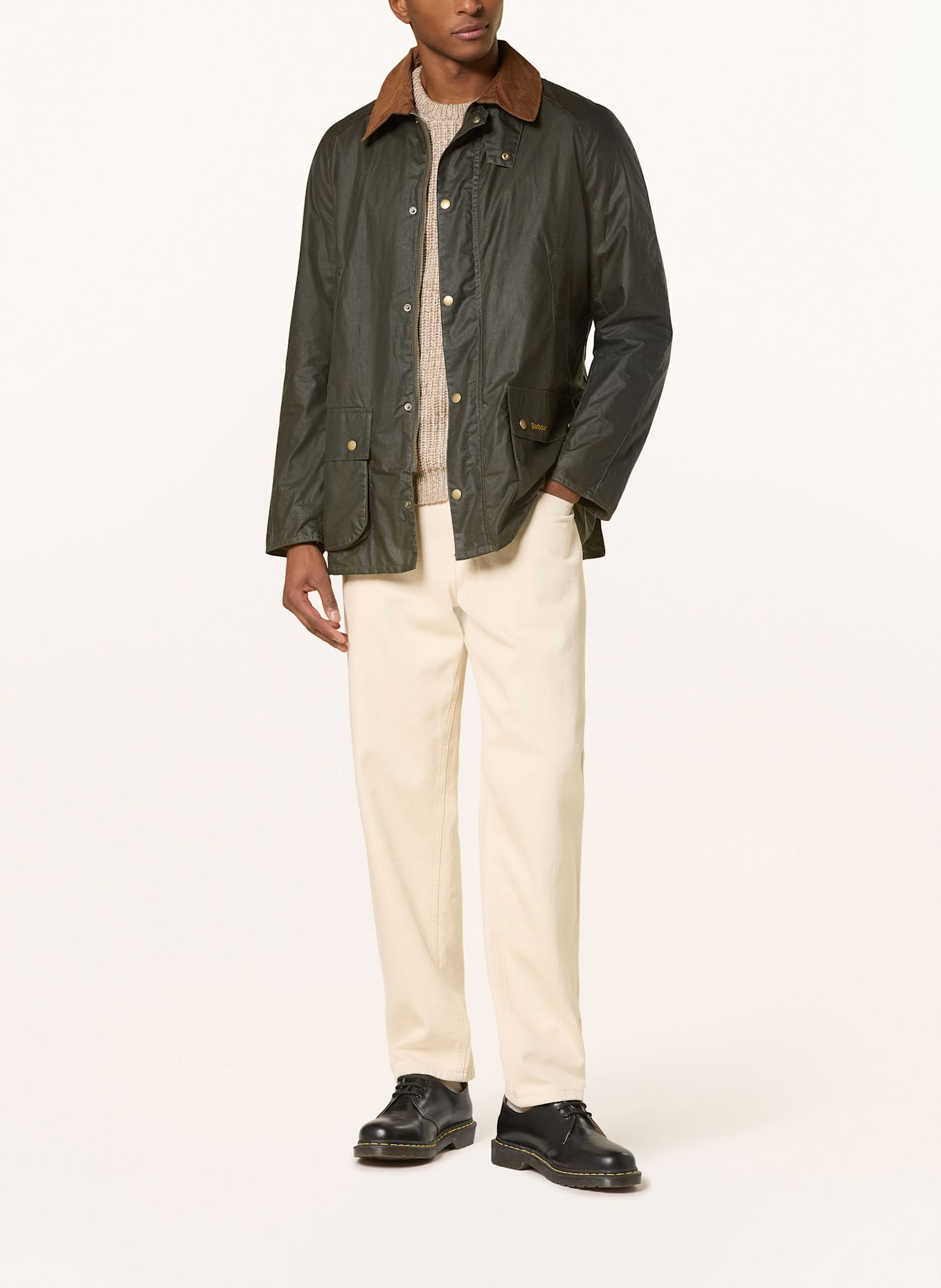 Barbour Fieldjacket ASHBY: OLIV