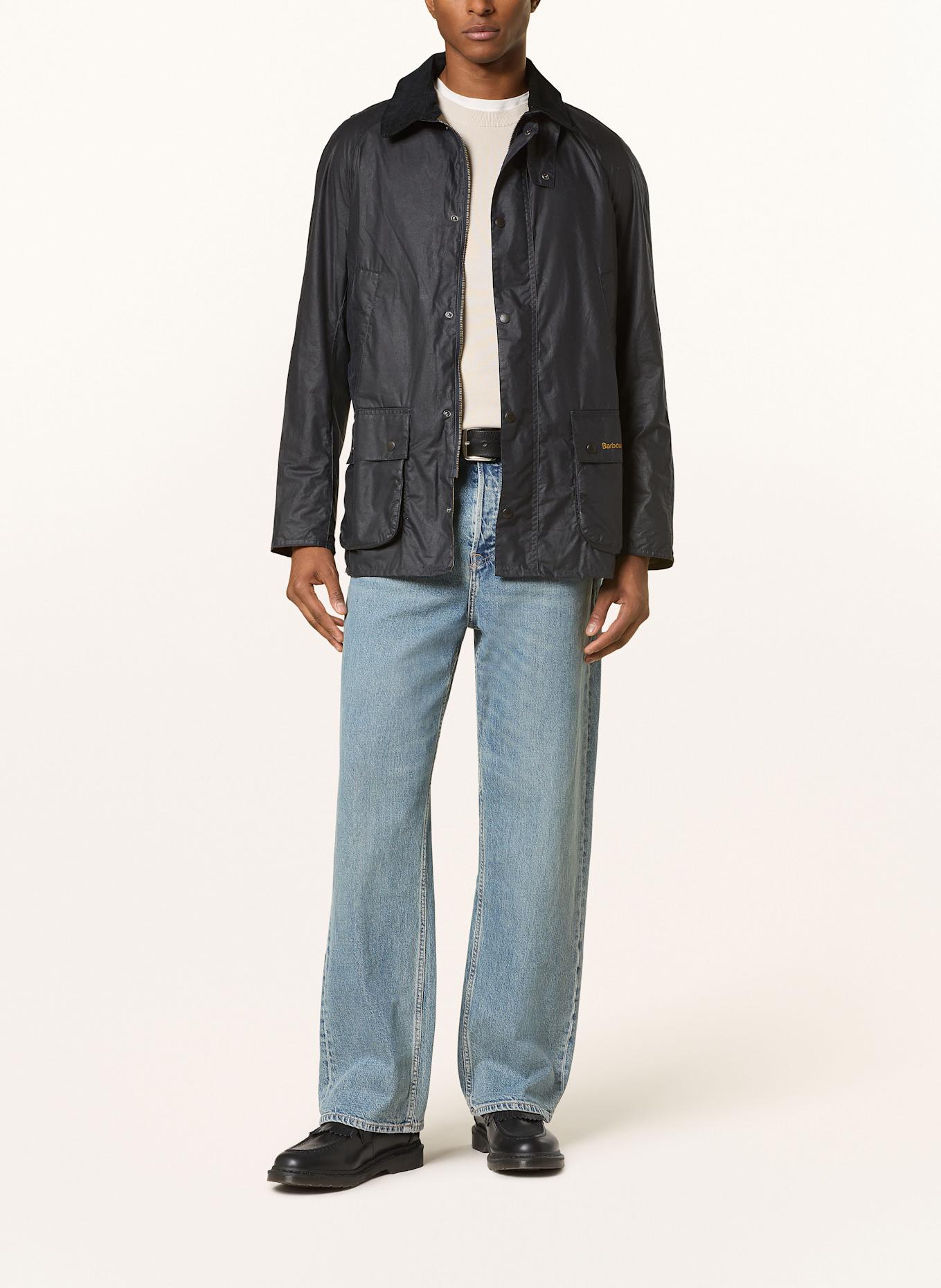 Barbour Fieldjacket ASHBY: DUNKELBLAU