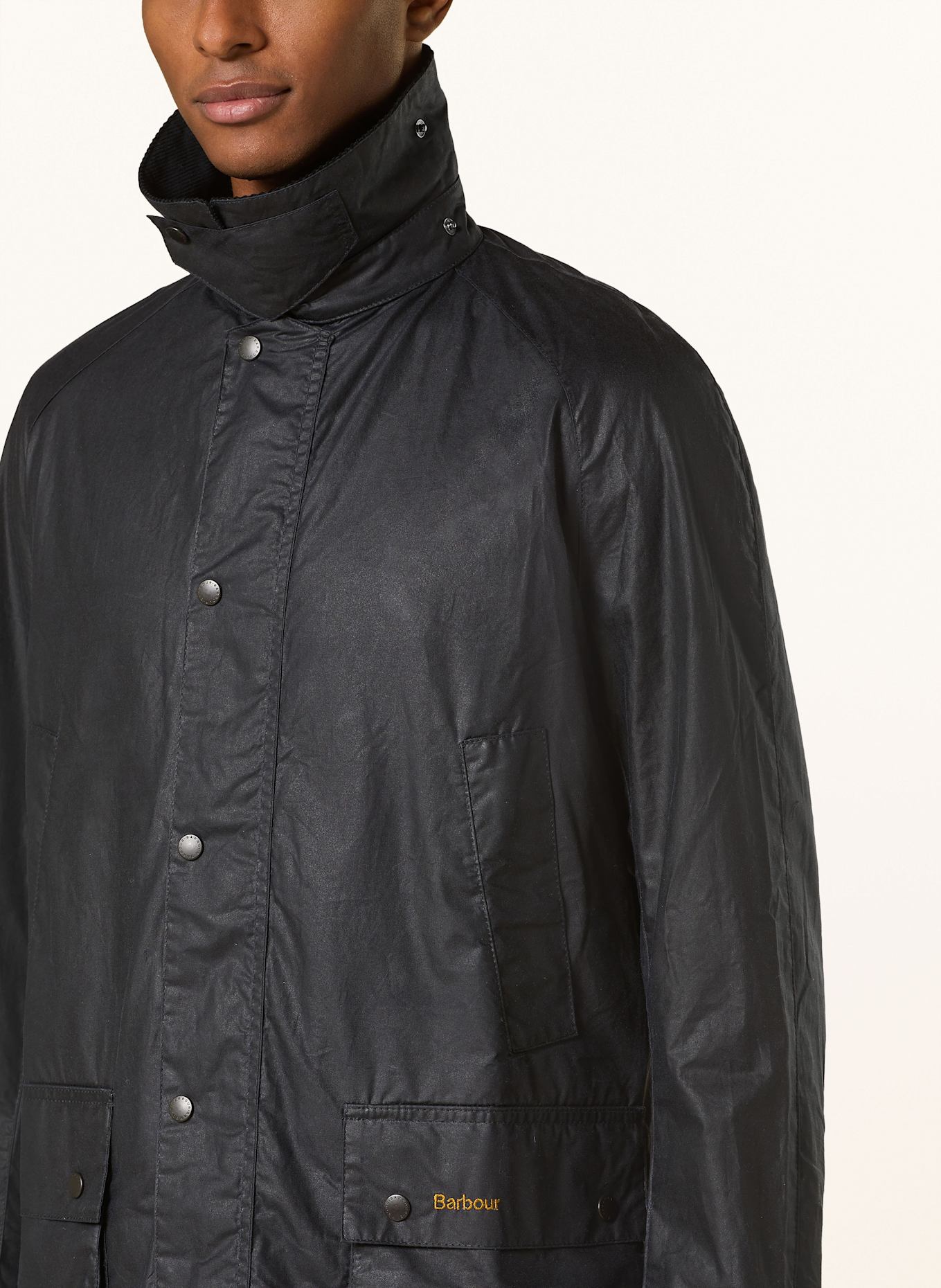 Barbour Fieldjacket ASHBY: DUNKELBLAU