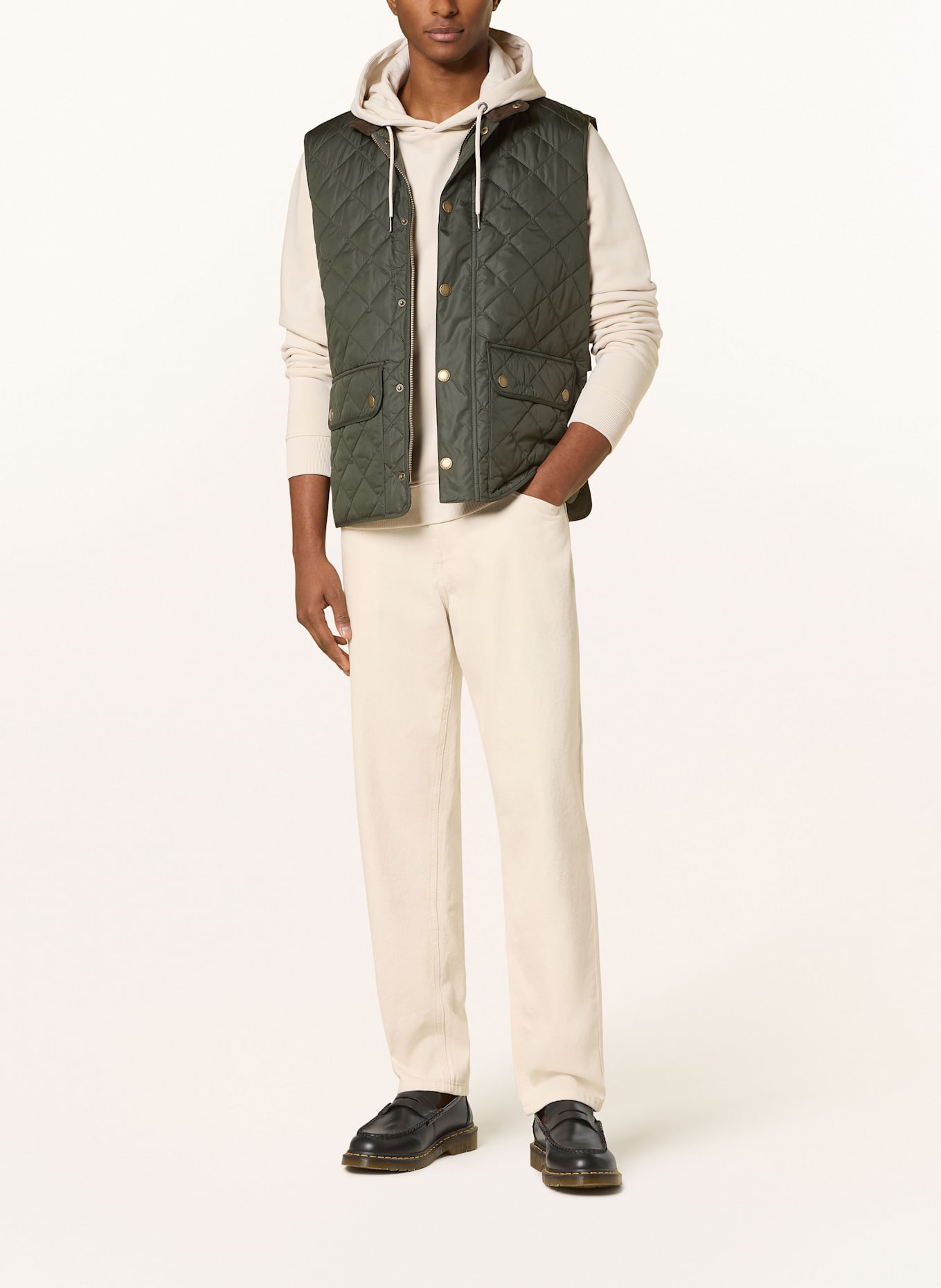 Barbour Prošívaná vesta: TMAVĚ ZELENÁ