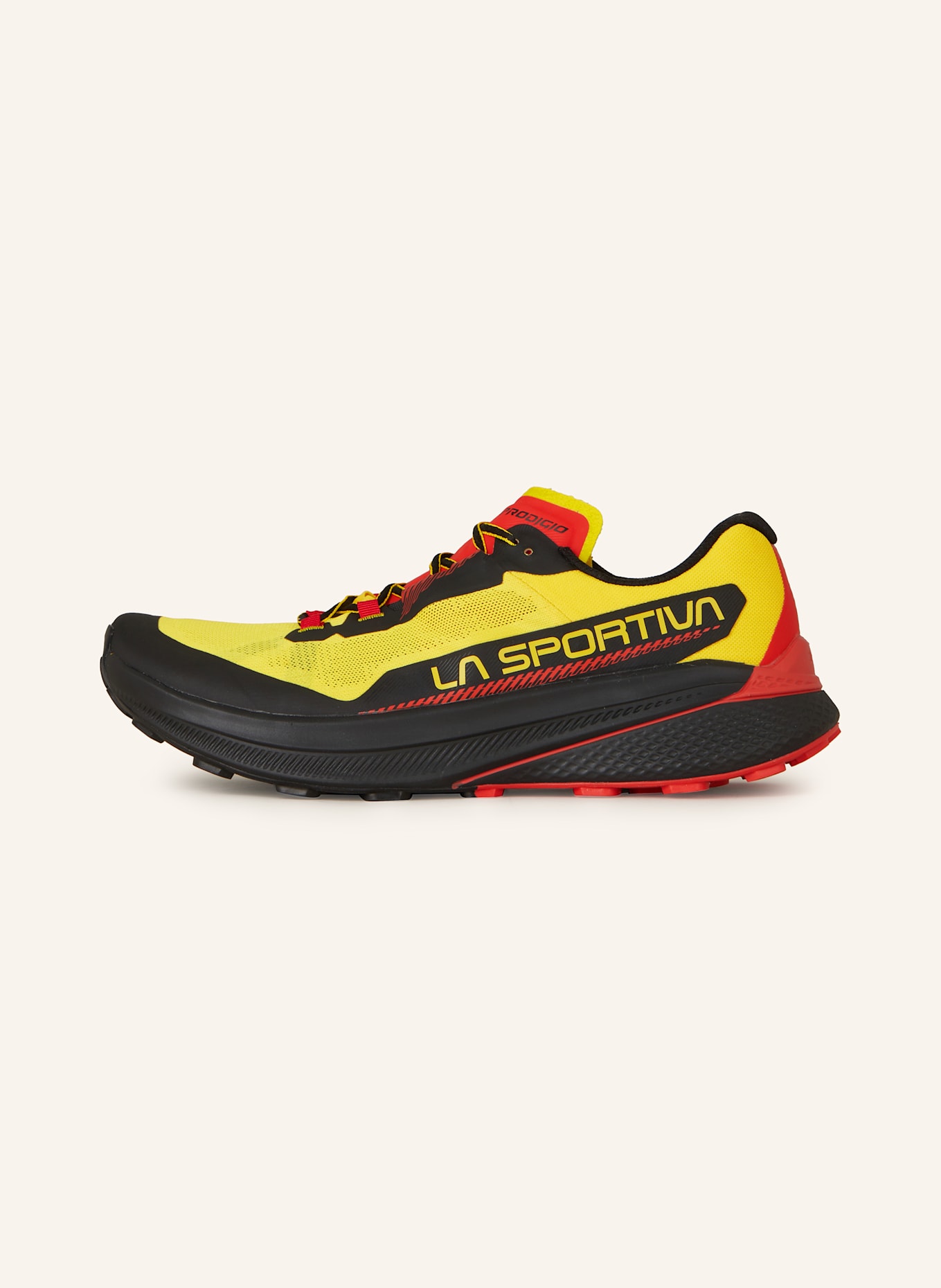 LA SPORTIVA Trail running shoes PRODIGIO: BLACK / DARK YELLOW / RED