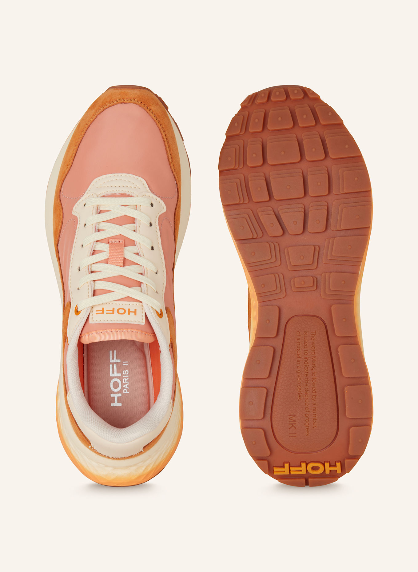HOFF Sneaker PARIS II: ORANGE/ LACHS