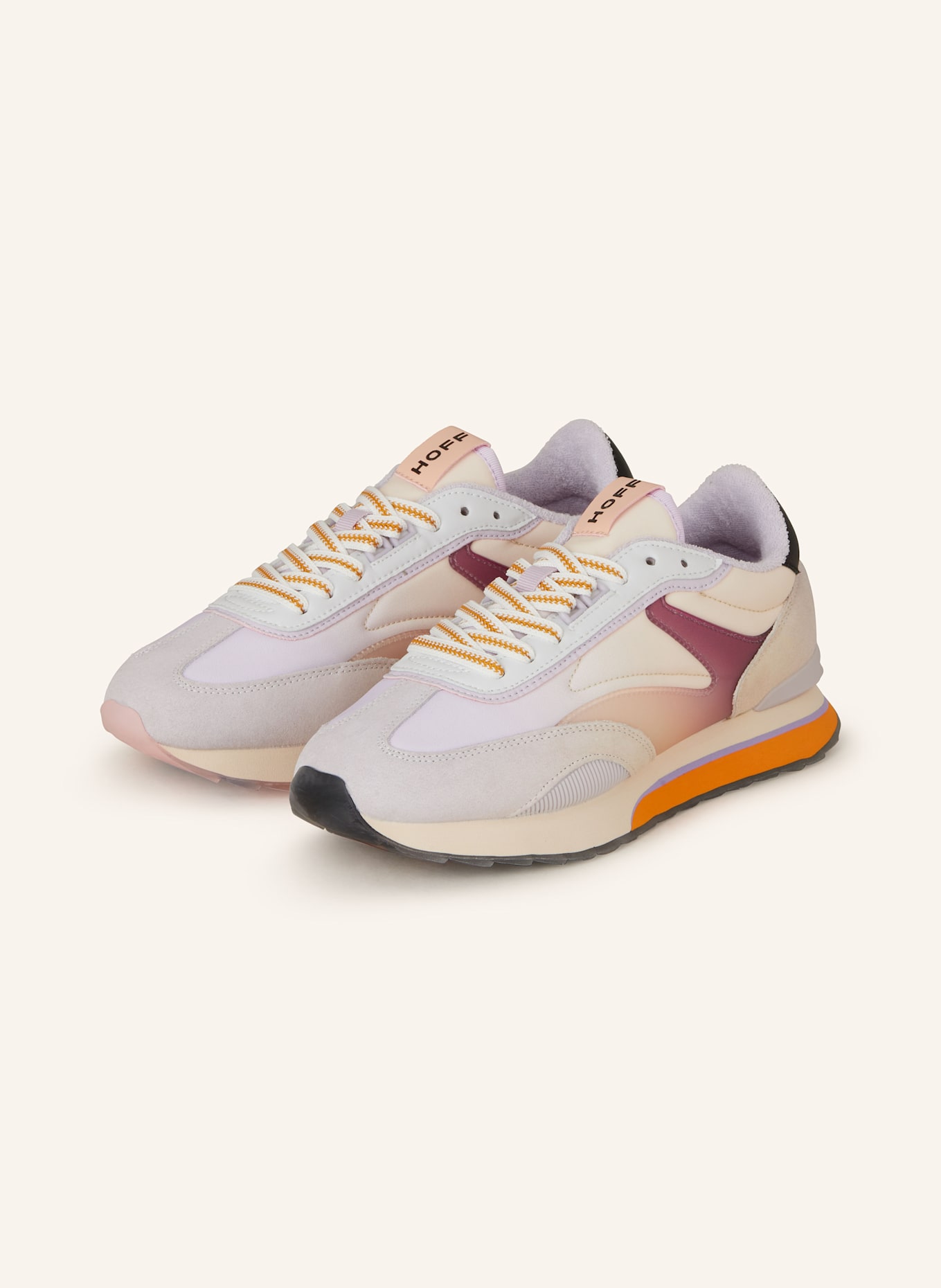 HOFF Sneaker CAT: ECRU / HELLLILA / ALTROSA