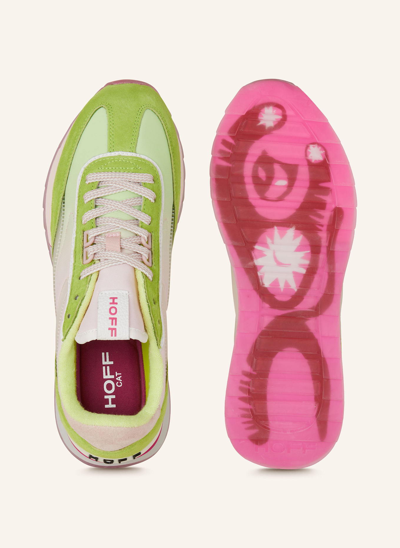 HOFF Sneakersy CAT: JASNOZIELONY/ JASNORÓŻOWY