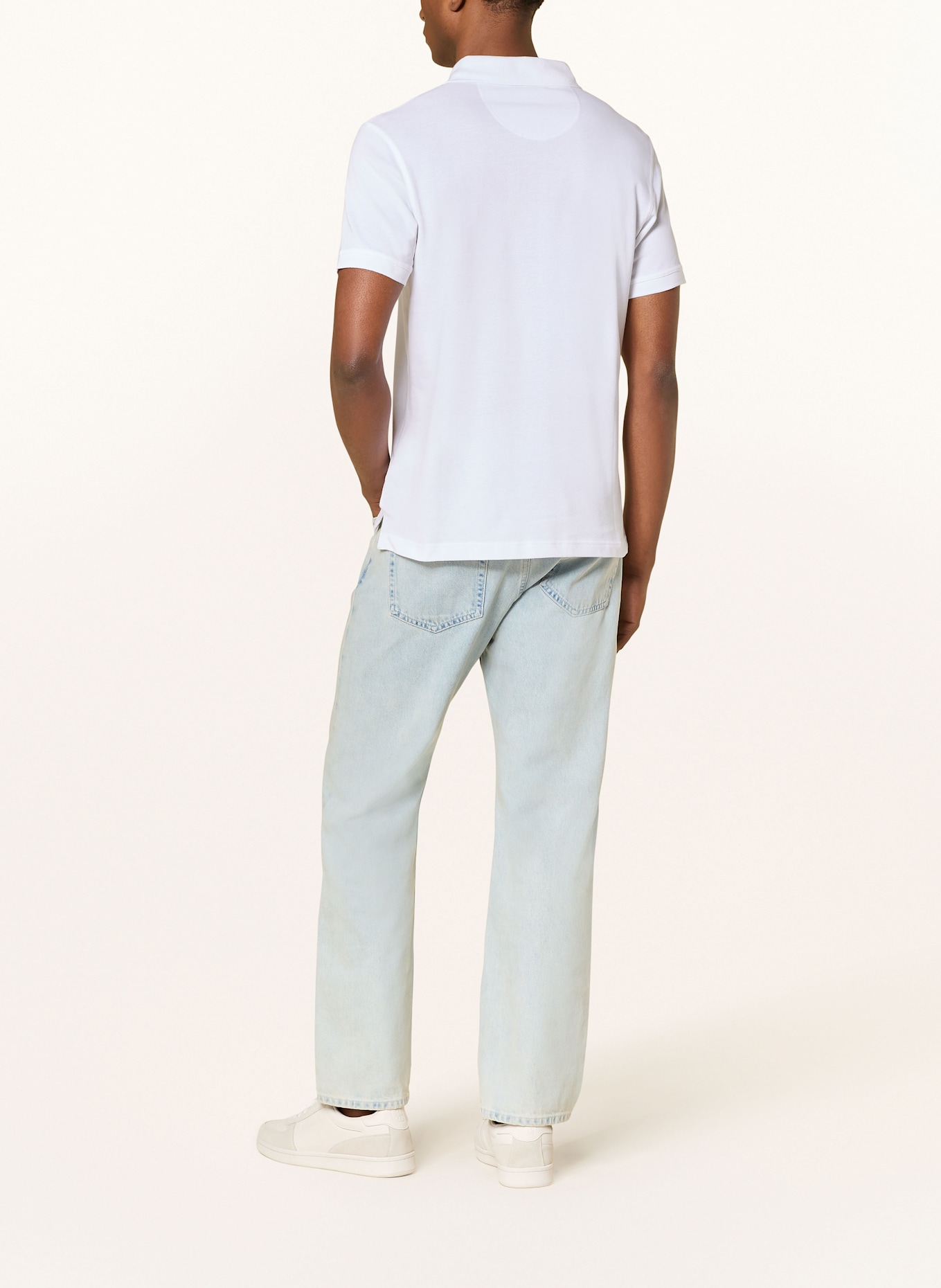 Barbour Piqué polo shirt: WHITE