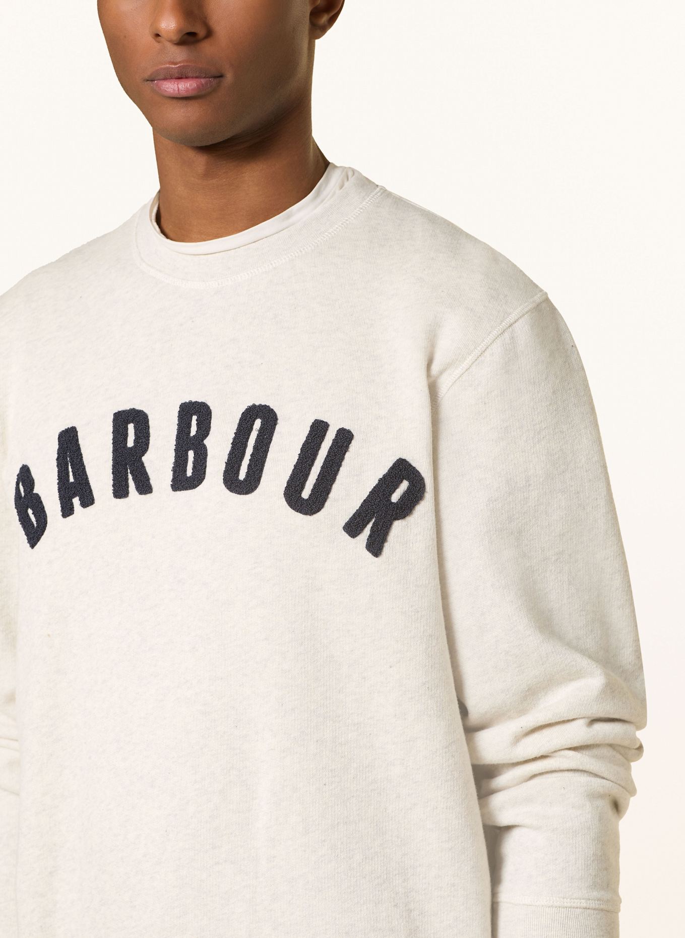 Barbour Sweatshirt PREP, Farbe: ECRU (Bild 4)