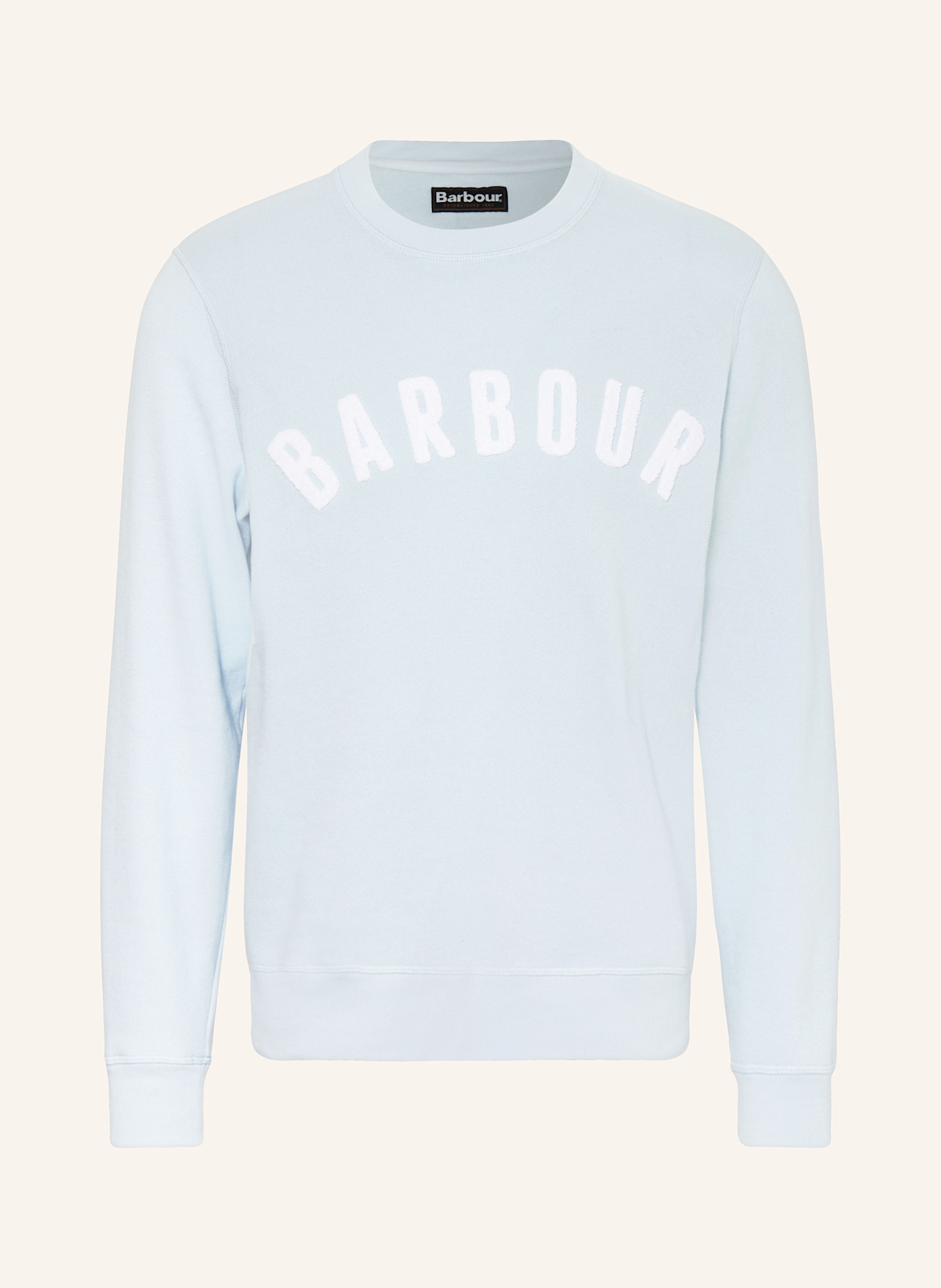 Barbour Sweatshirt PREP: HELLBLAU