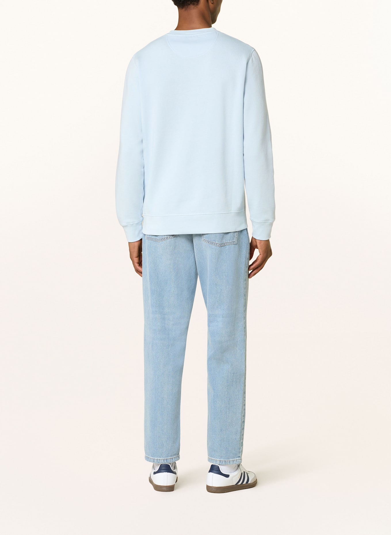 Barbour Sweatshirt PREP: HELLBLAU