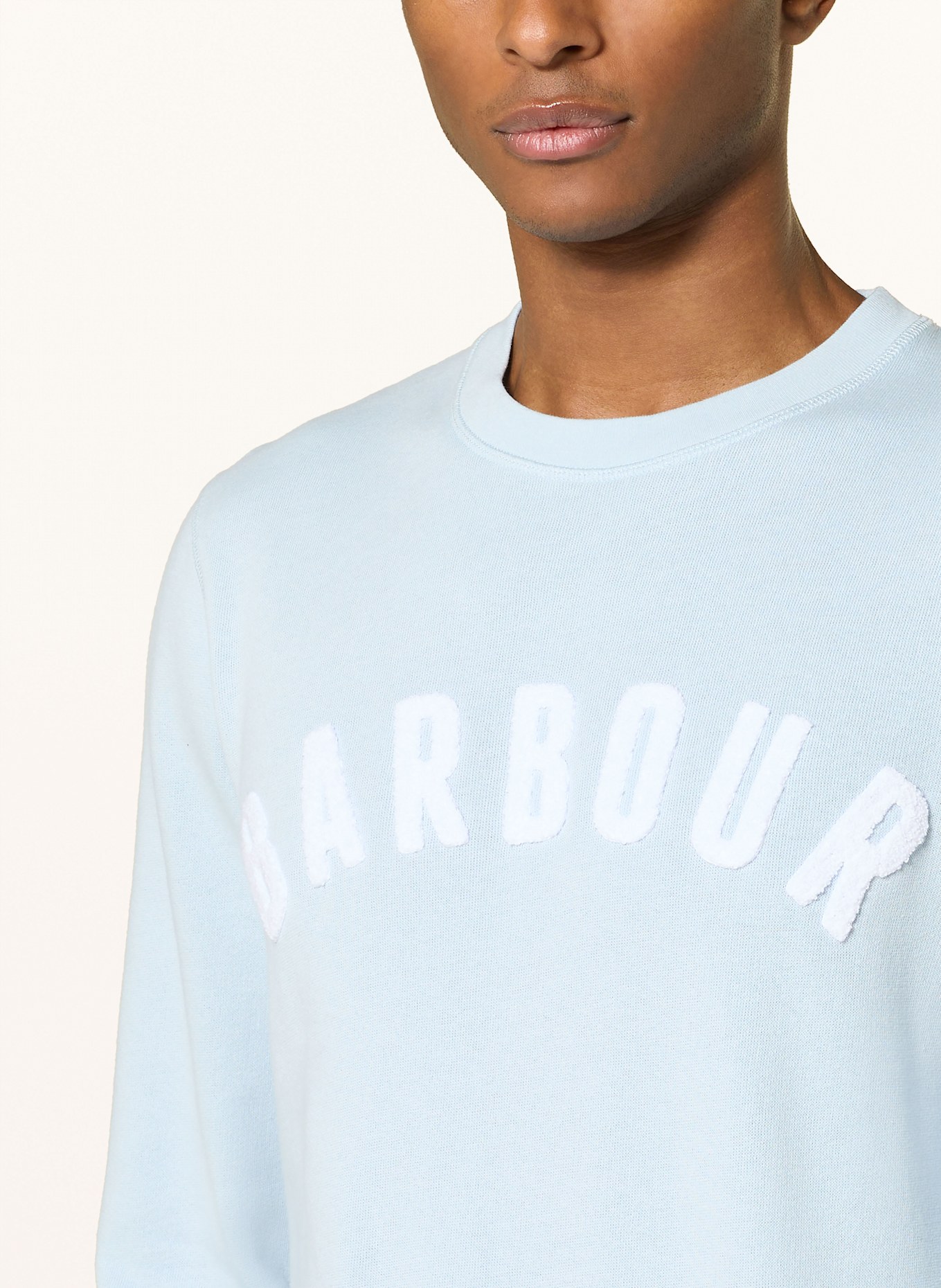Barbour Sweatshirt PREP: HELLBLAU