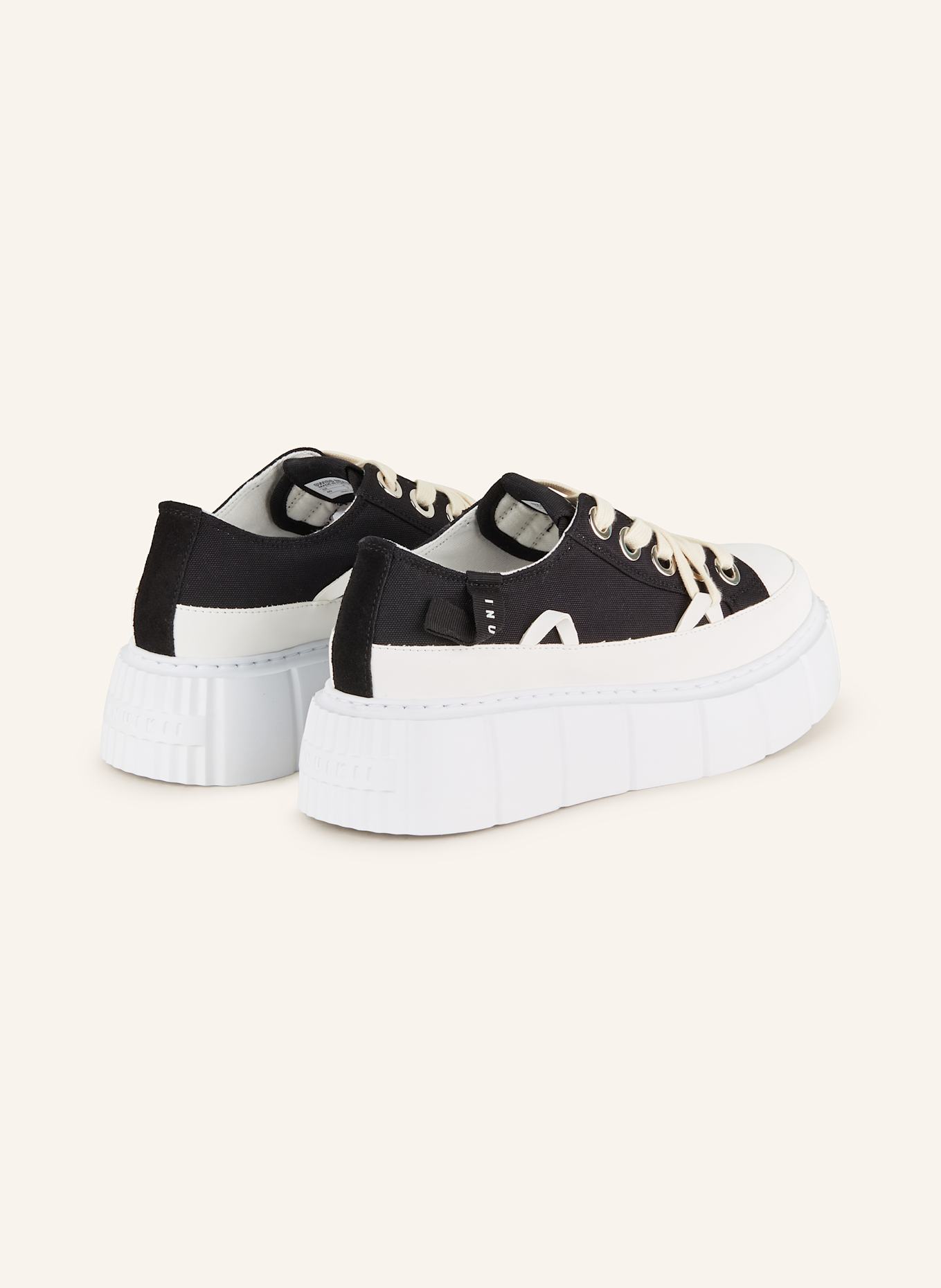 INUIKII Sneakersy MATILDA CANVAS LOW: ČERNÁ