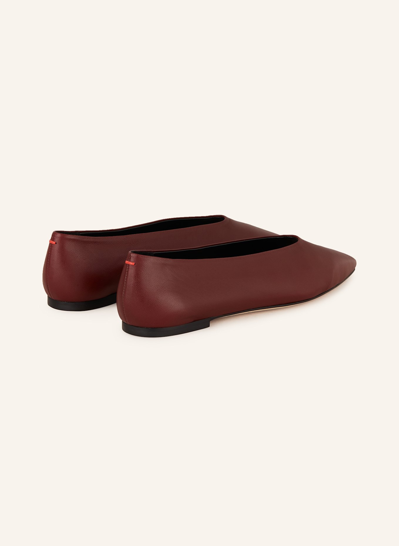 Aeyde Ballet flats BETTY: DARK RED